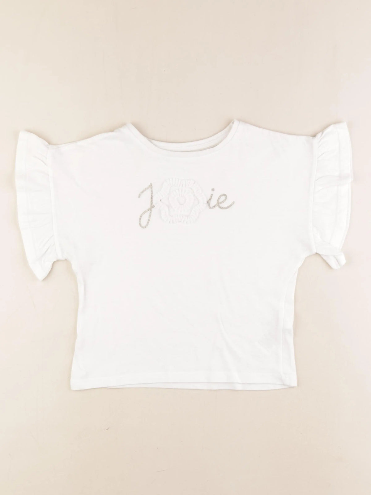 Vertbaudet - tee-shirt blanc - 8 ans
