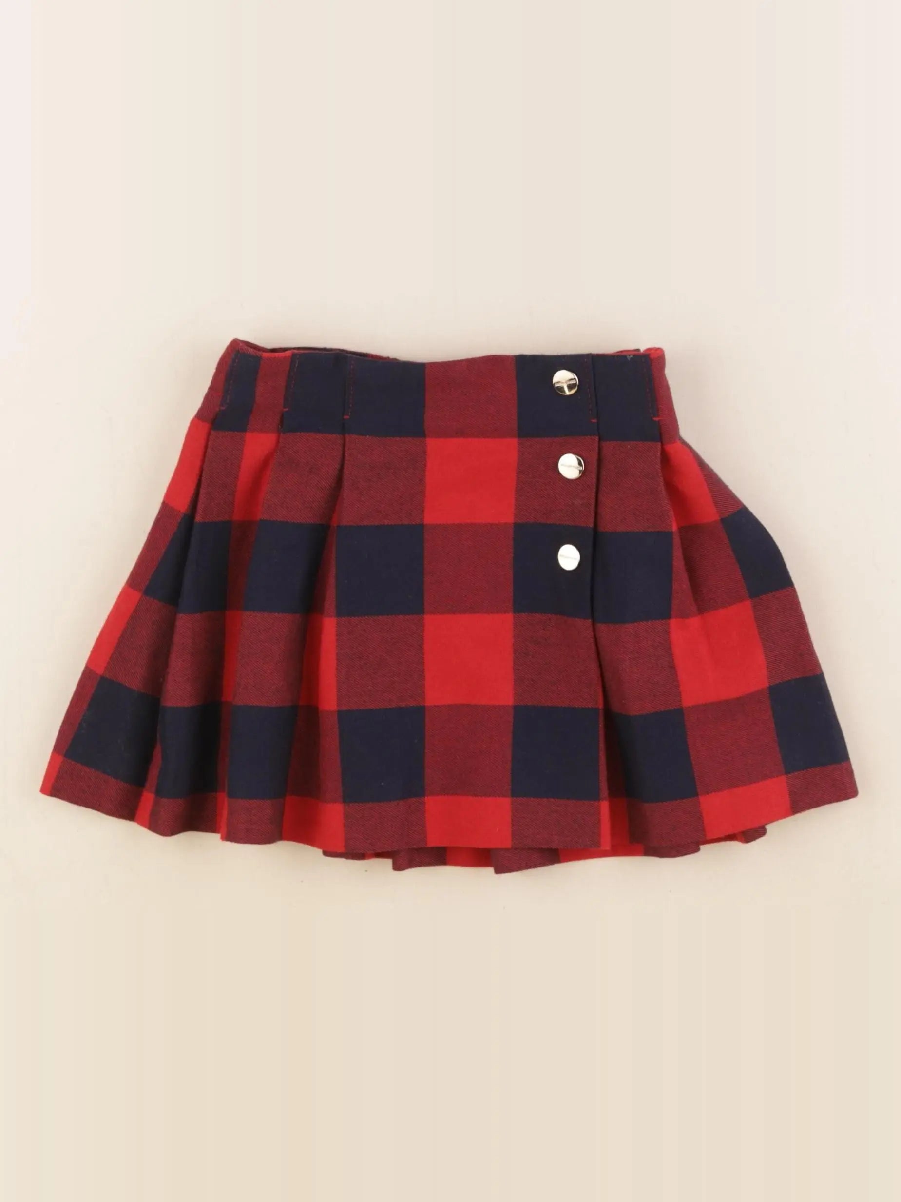 Jacadi - jupe rouge, bleu - 3 ans