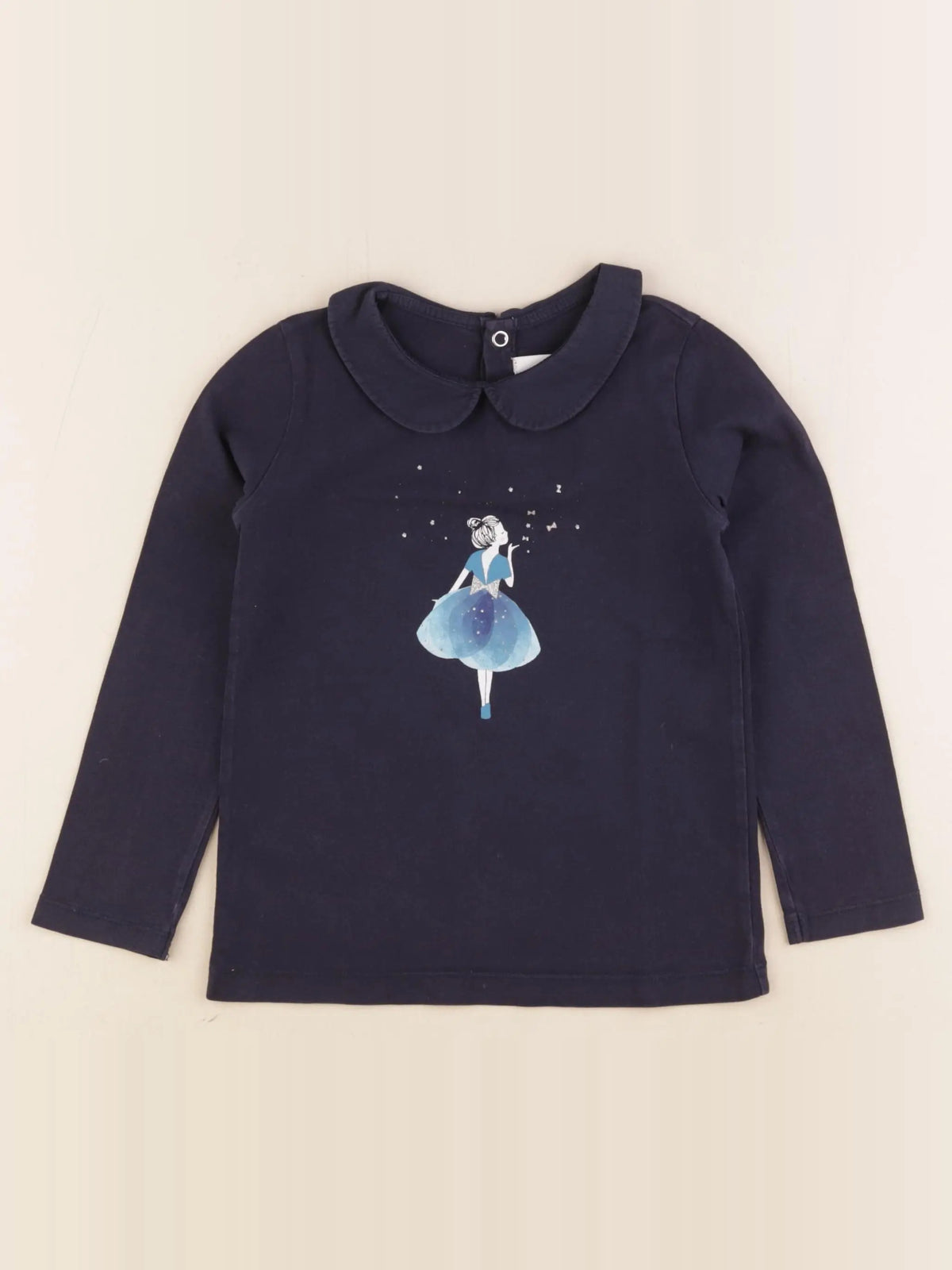 Jacadi - tee-shirt bleu - 4 ans