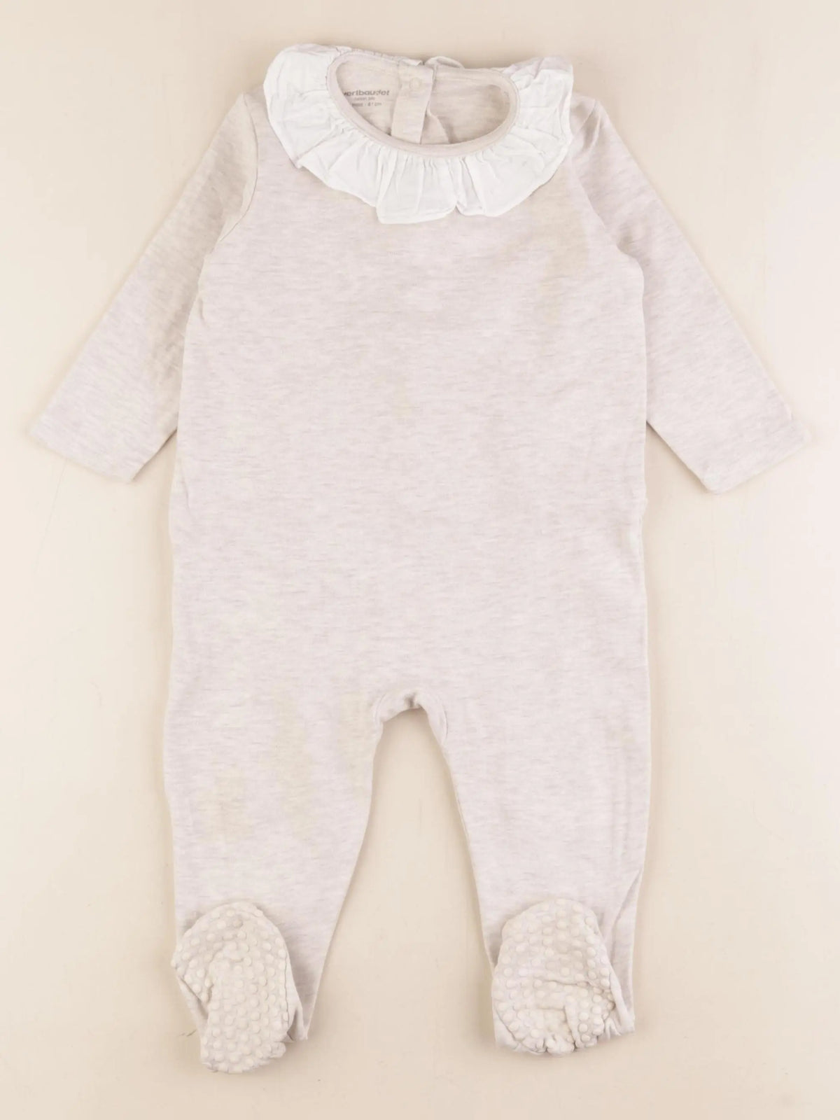 Vertbaudet - pyjama coton marron - 18 mois