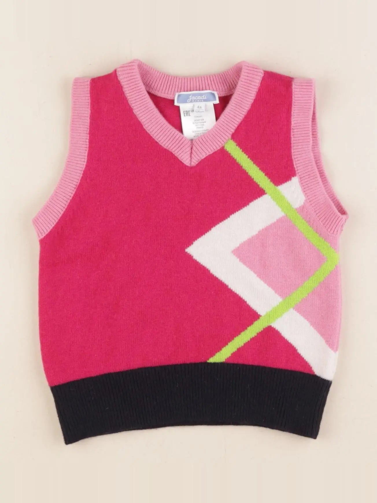 Jacadi - pull rose - 4 ans