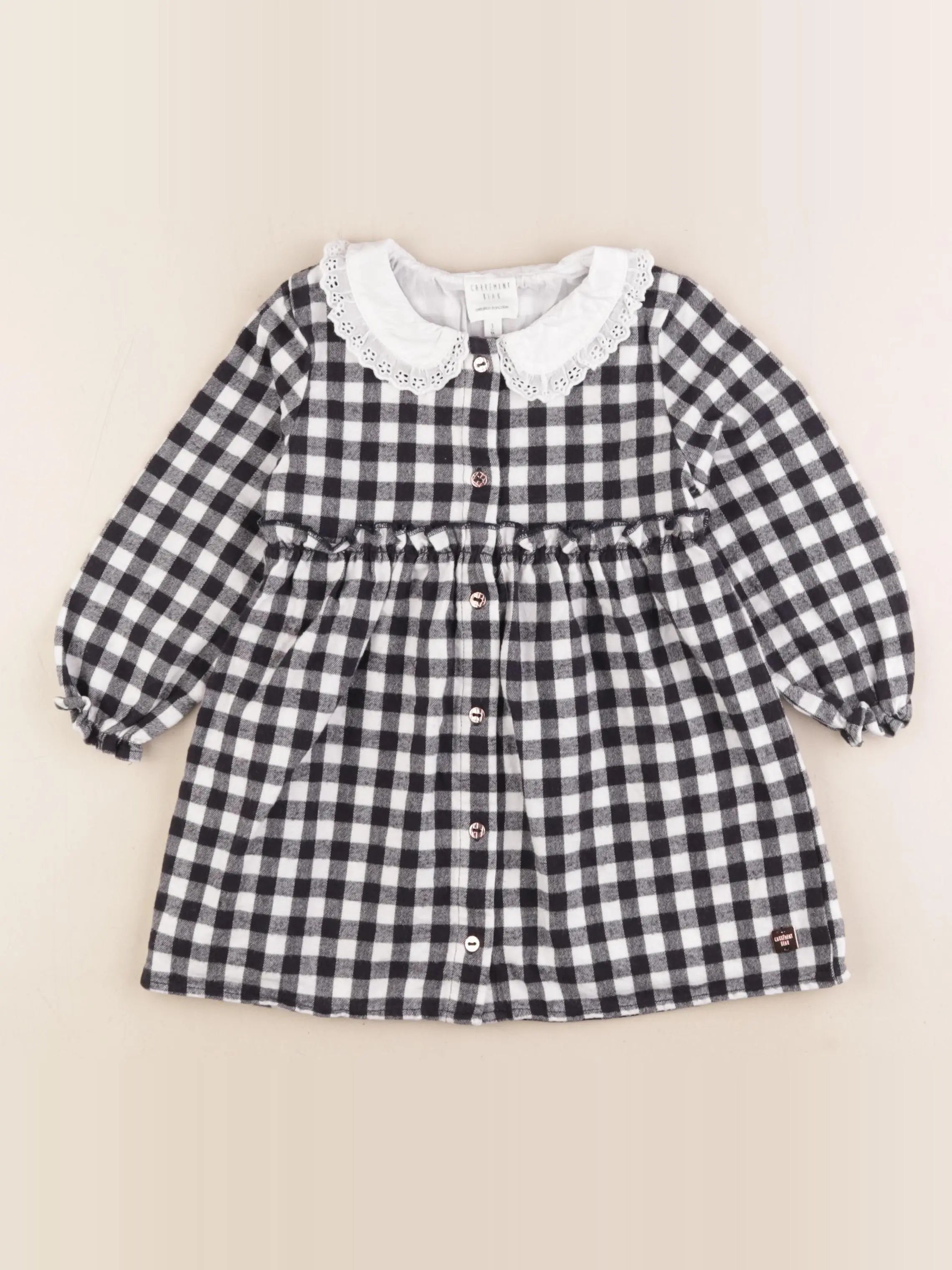 Carrément Beau - robe noir - 3 ans