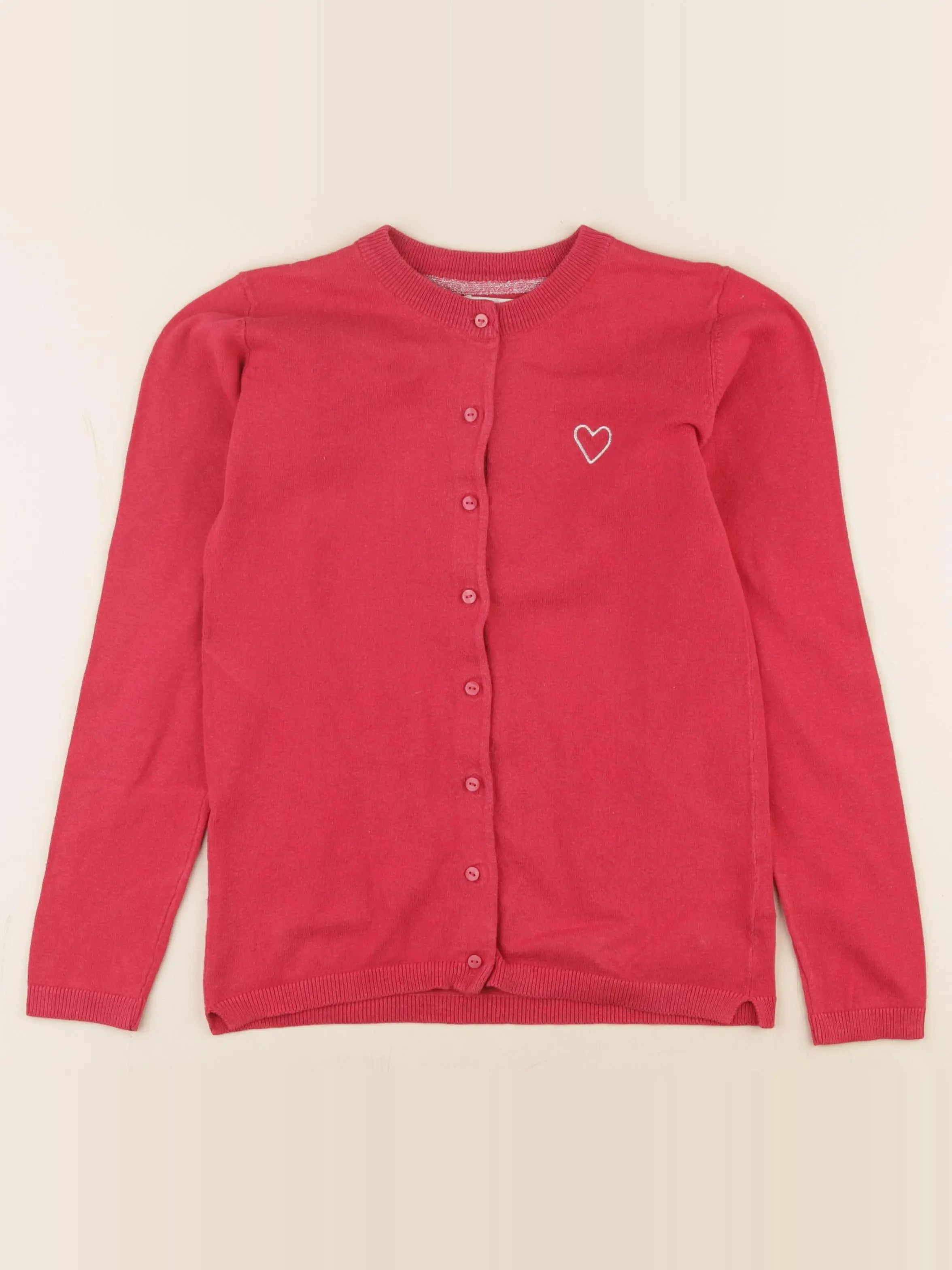 Vertbaudet - gilet rose - 10 ans