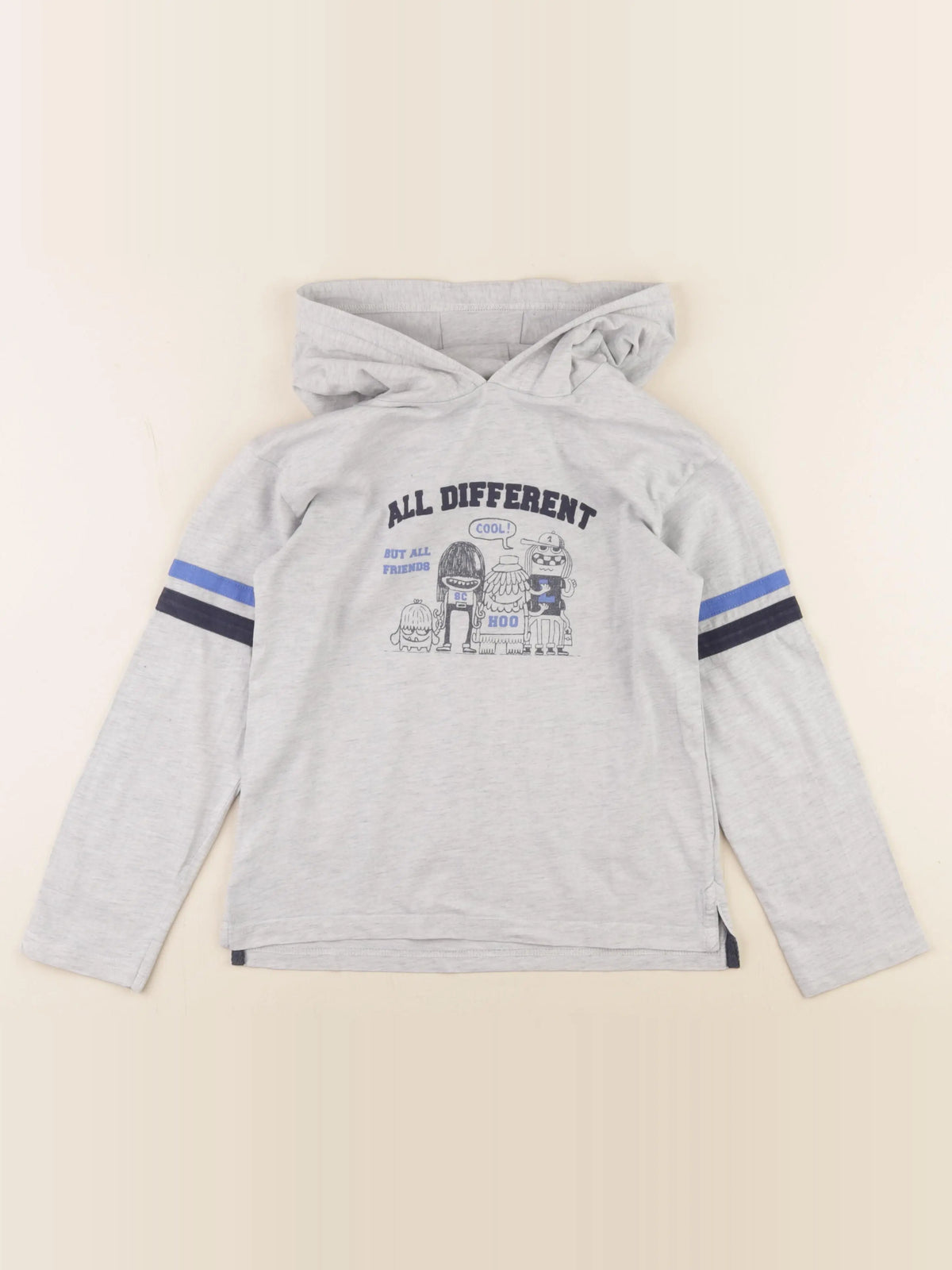 Vertbaudet - tee-shirt gris - 10 ans