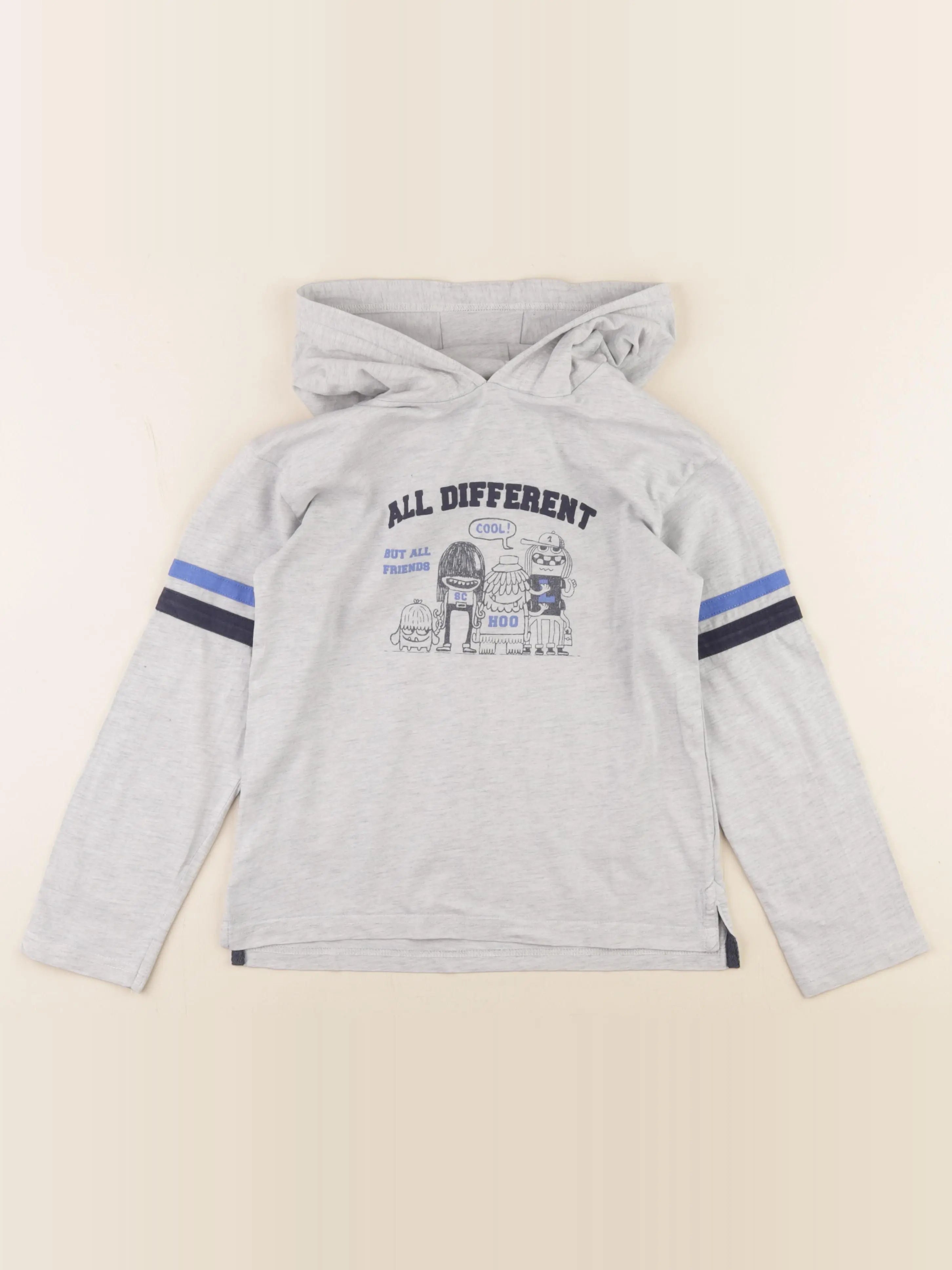 Vertbaudet - tee-shirt gris - 10 ans