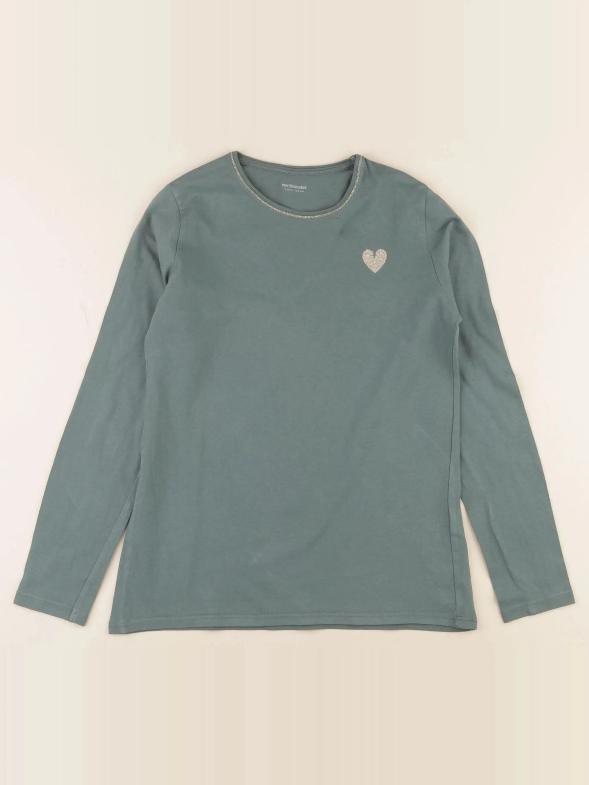 Vertbaudet - tee-shirt vert - 12 ans