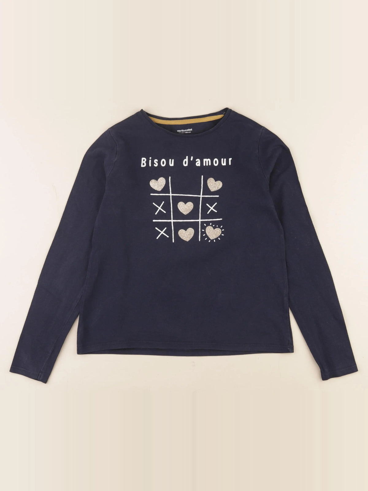 Vertbaudet - tee-shirt bleu - 10 ans