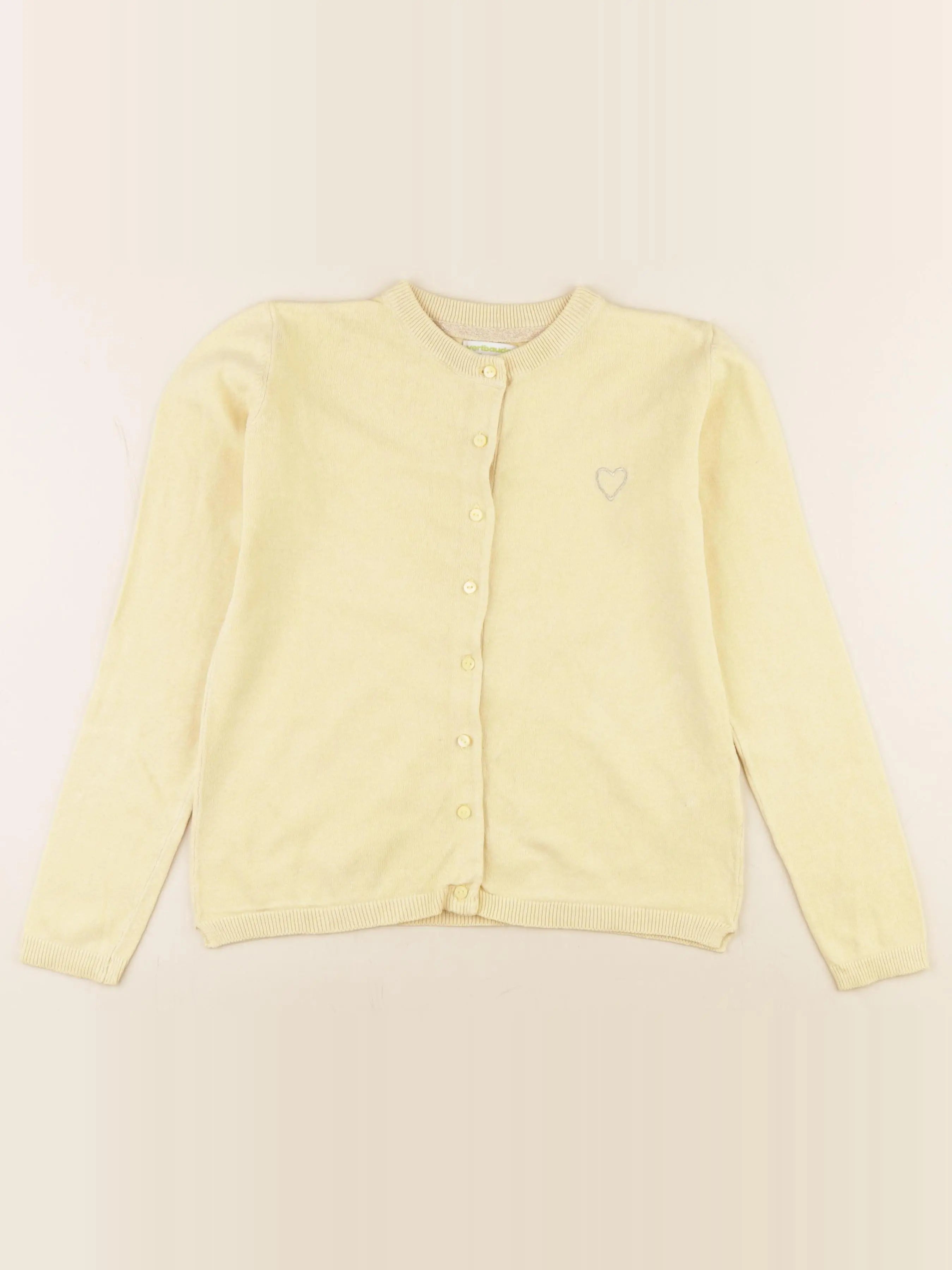 Vertbaudet - gilet jaune - 10 ans