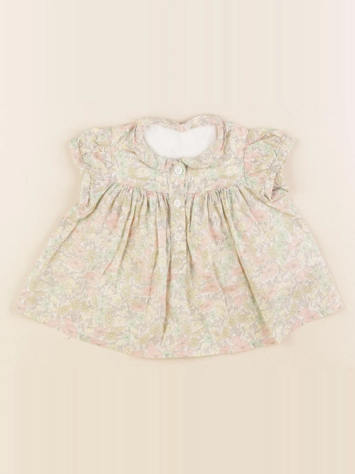 Bonton - blouse multicolore - 12 mois
