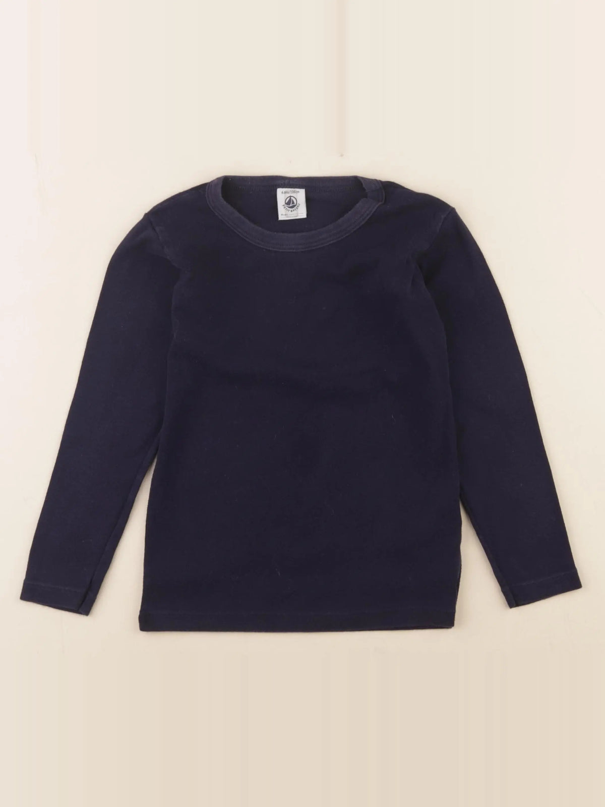 Petit Bateau - maillot de corps coton bleu - 6 ans