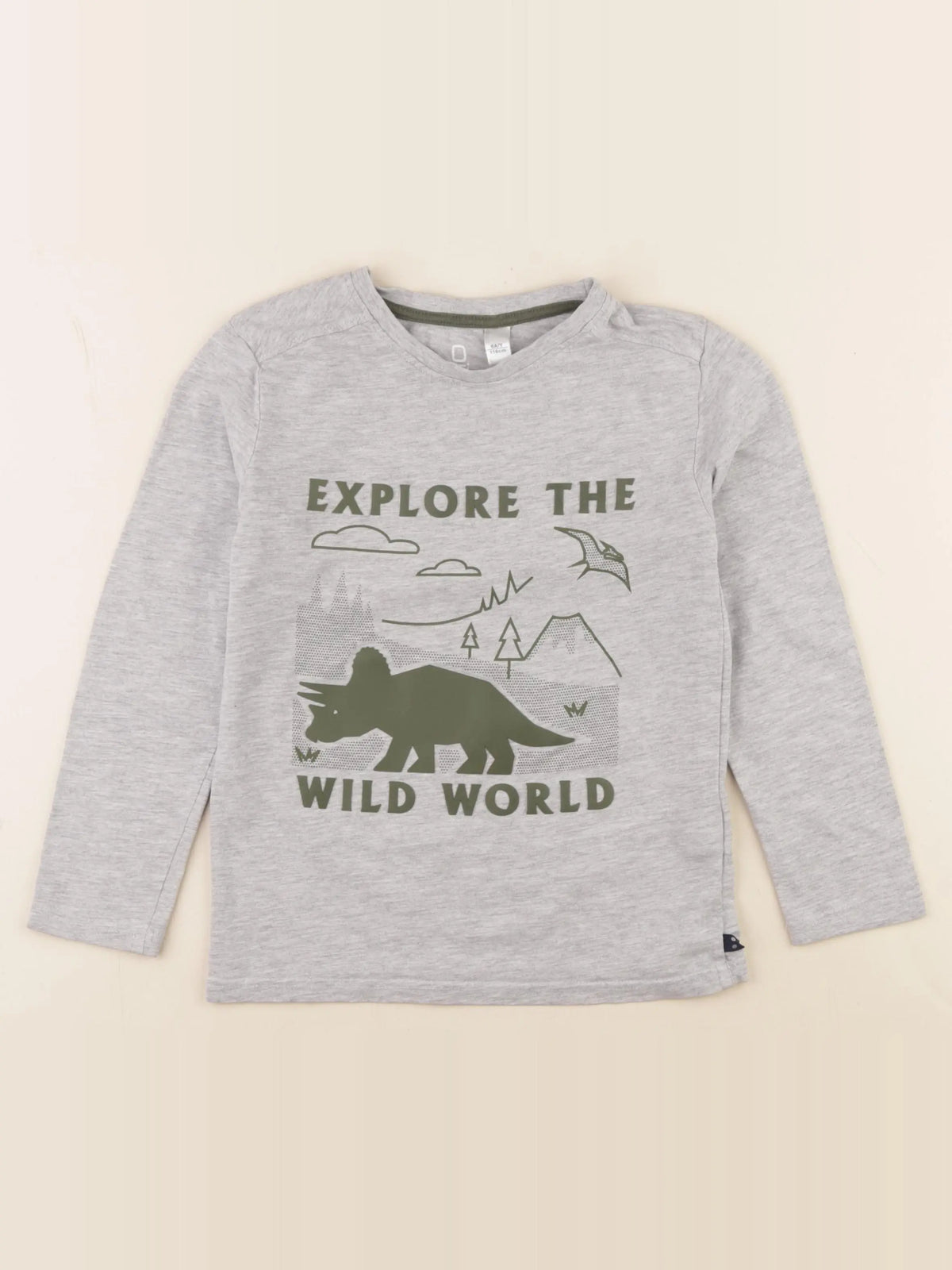 Okaidi - tee-shirt gris - 6 ans