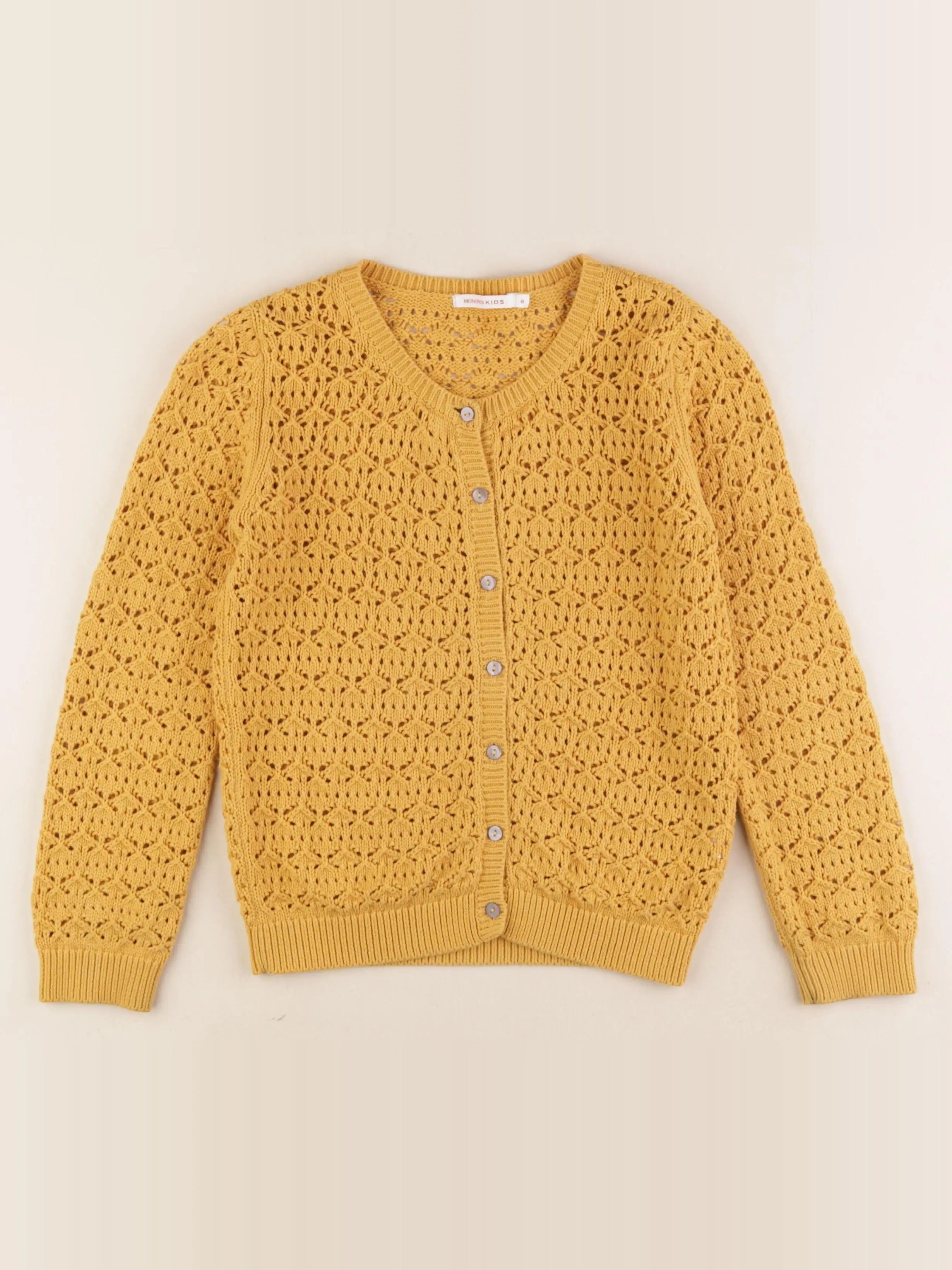 Monoprix - gilet jaune - 8 ans