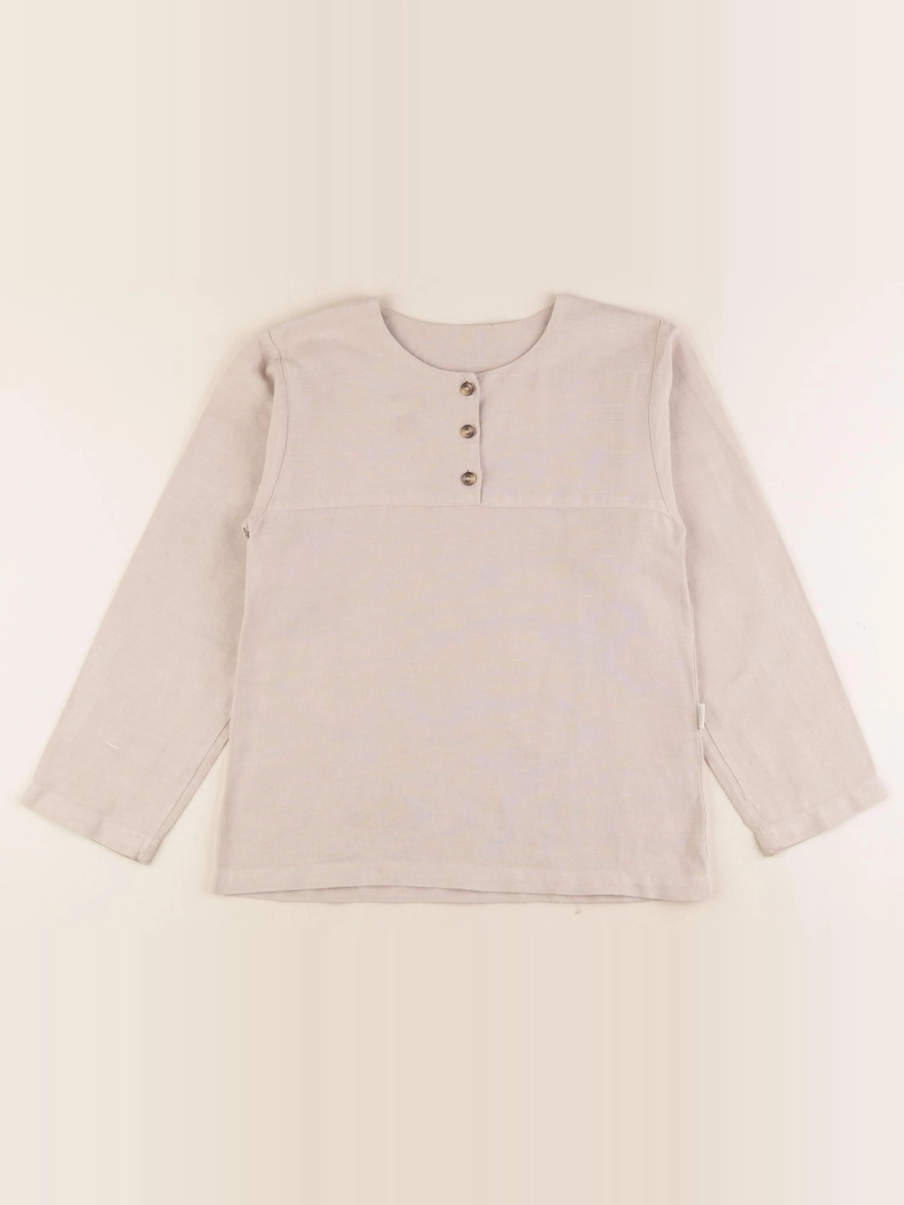 Poudre Organic - chemise beige - 8 ans