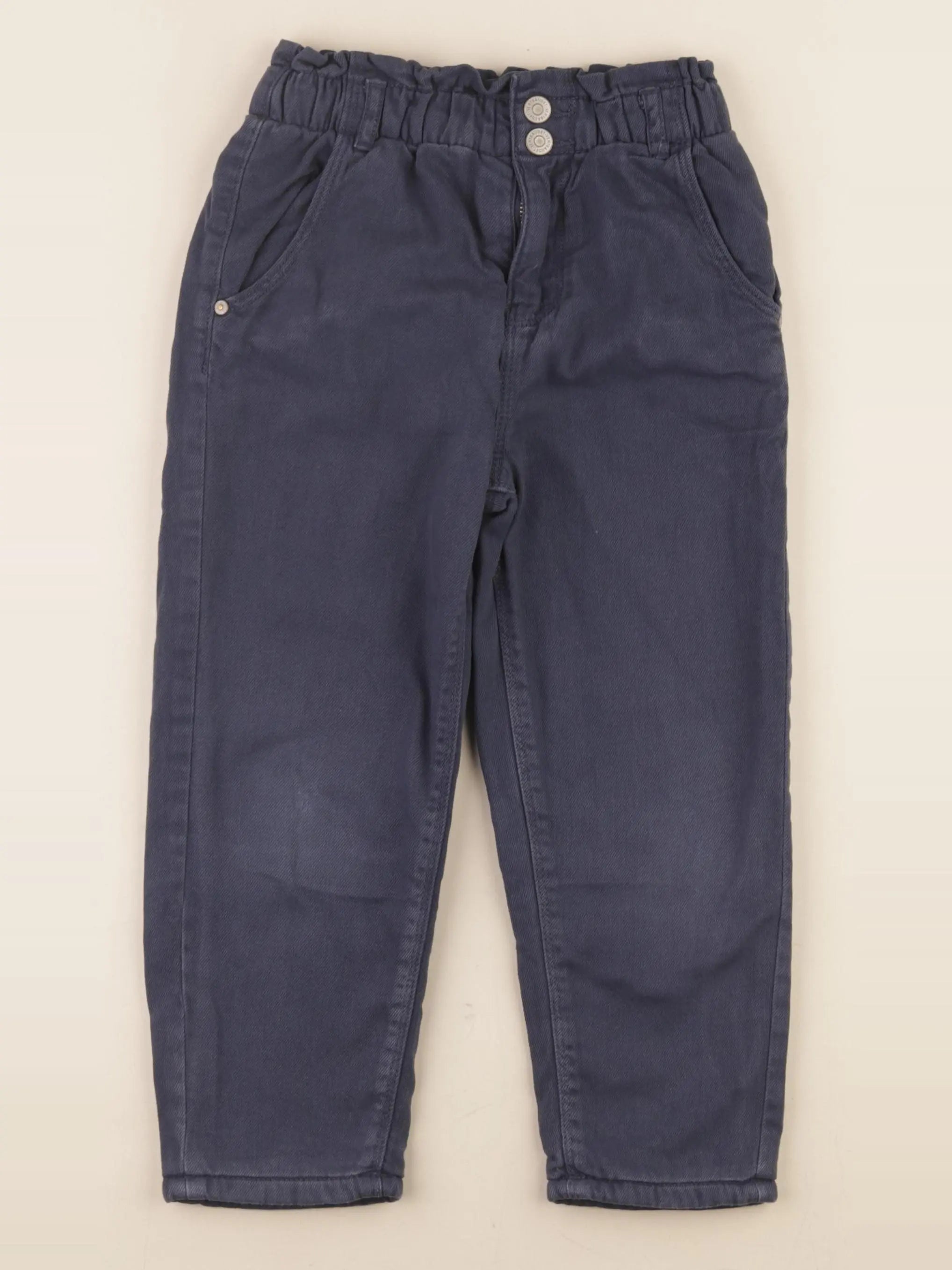 Vertbaudet - jean doublé bleu - 5 ans