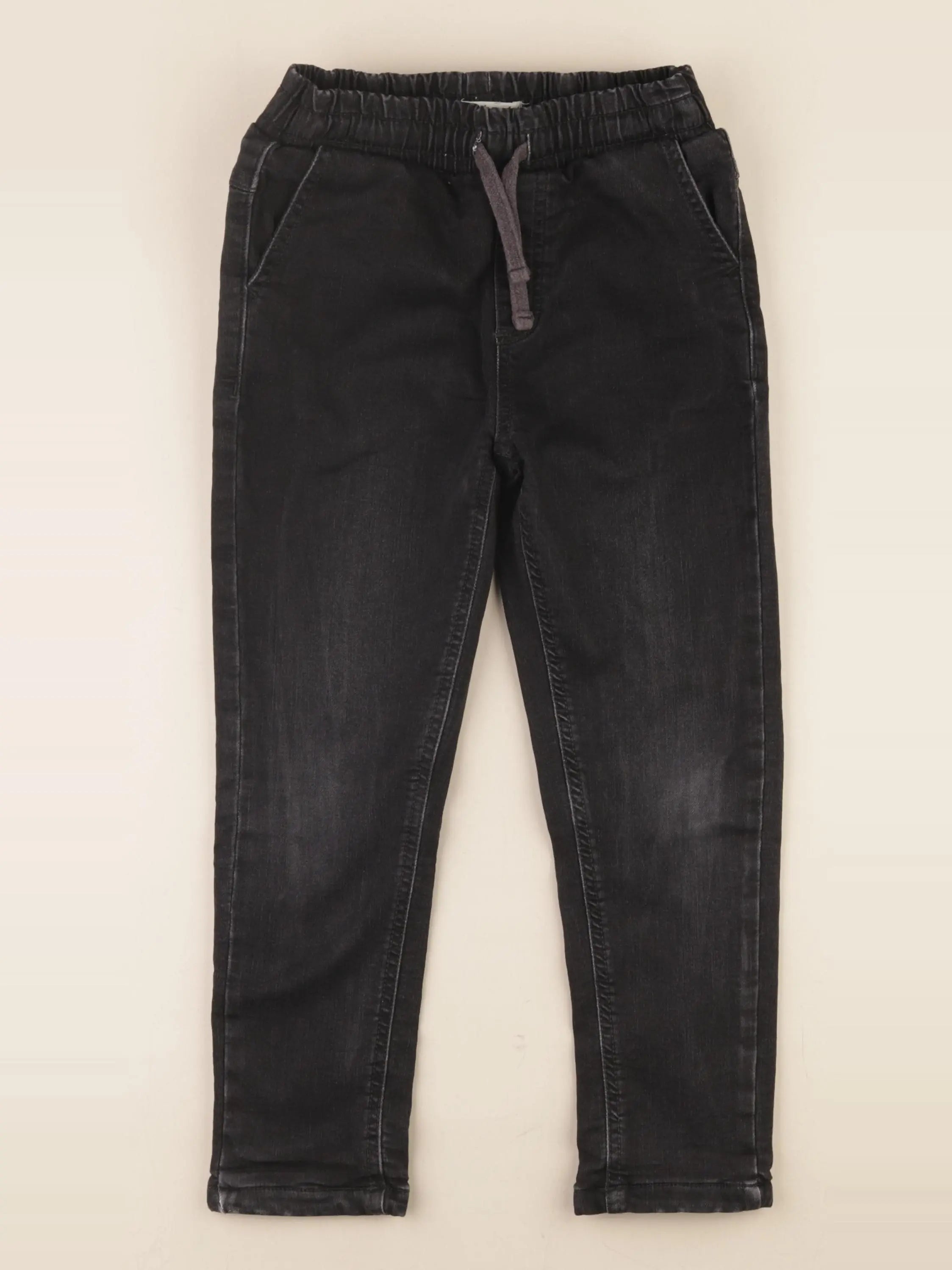 Vertbaudet - jean doublé noir - 6 ans