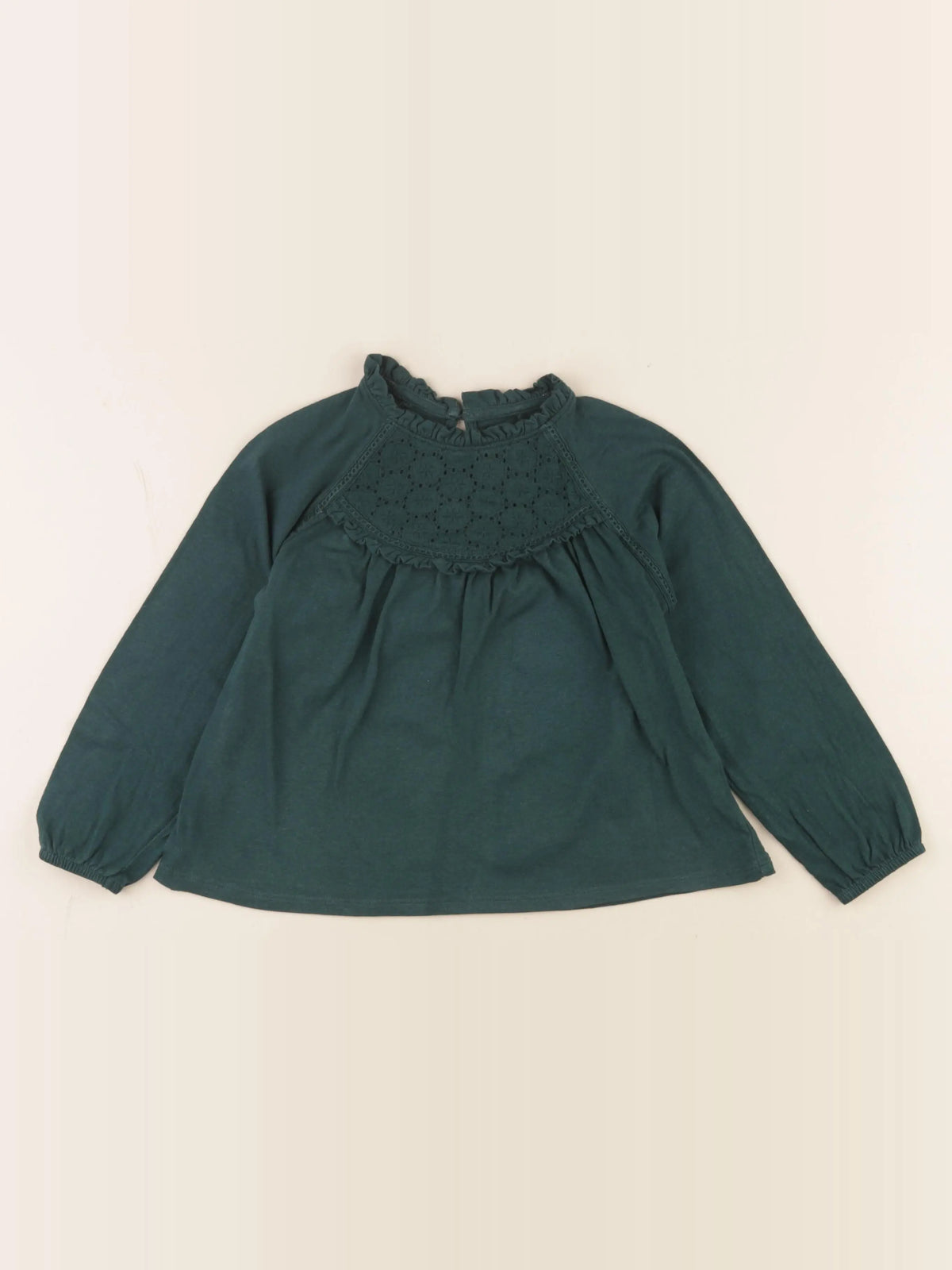 Vertbaudet - tee-shirt vert - 5 ans