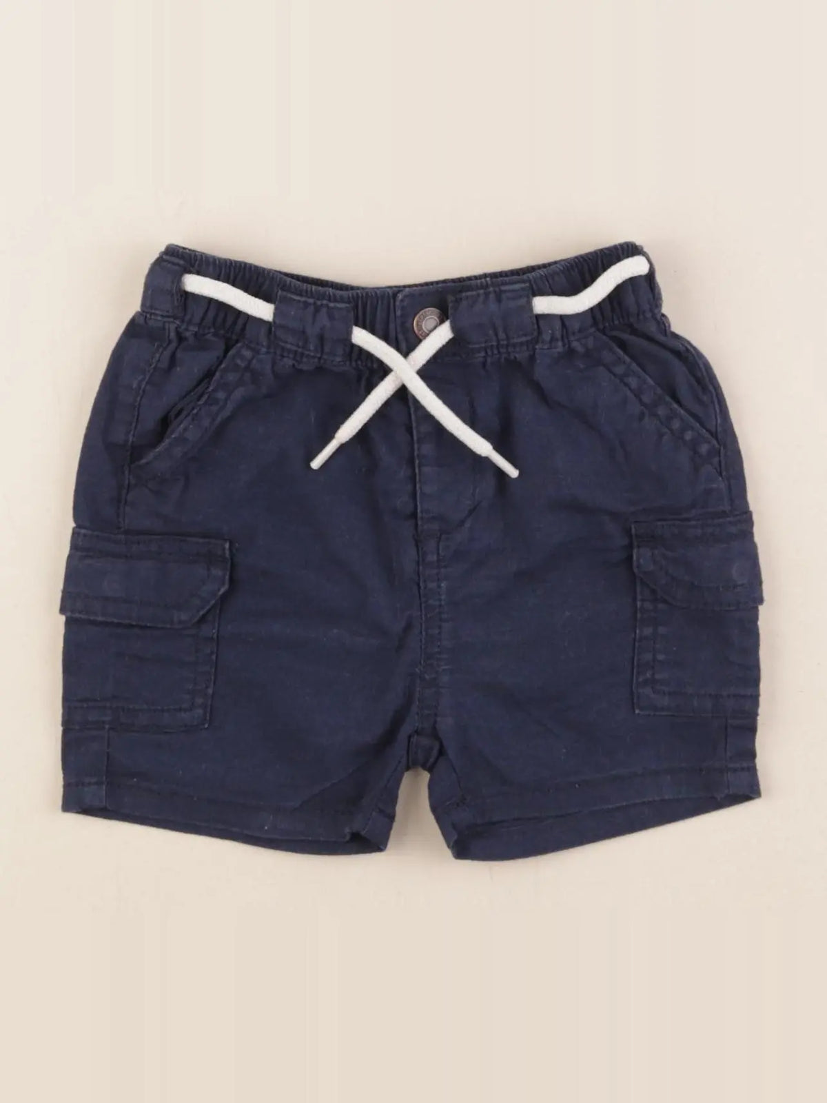 Vertbaudet - short bleu - 12 mois
