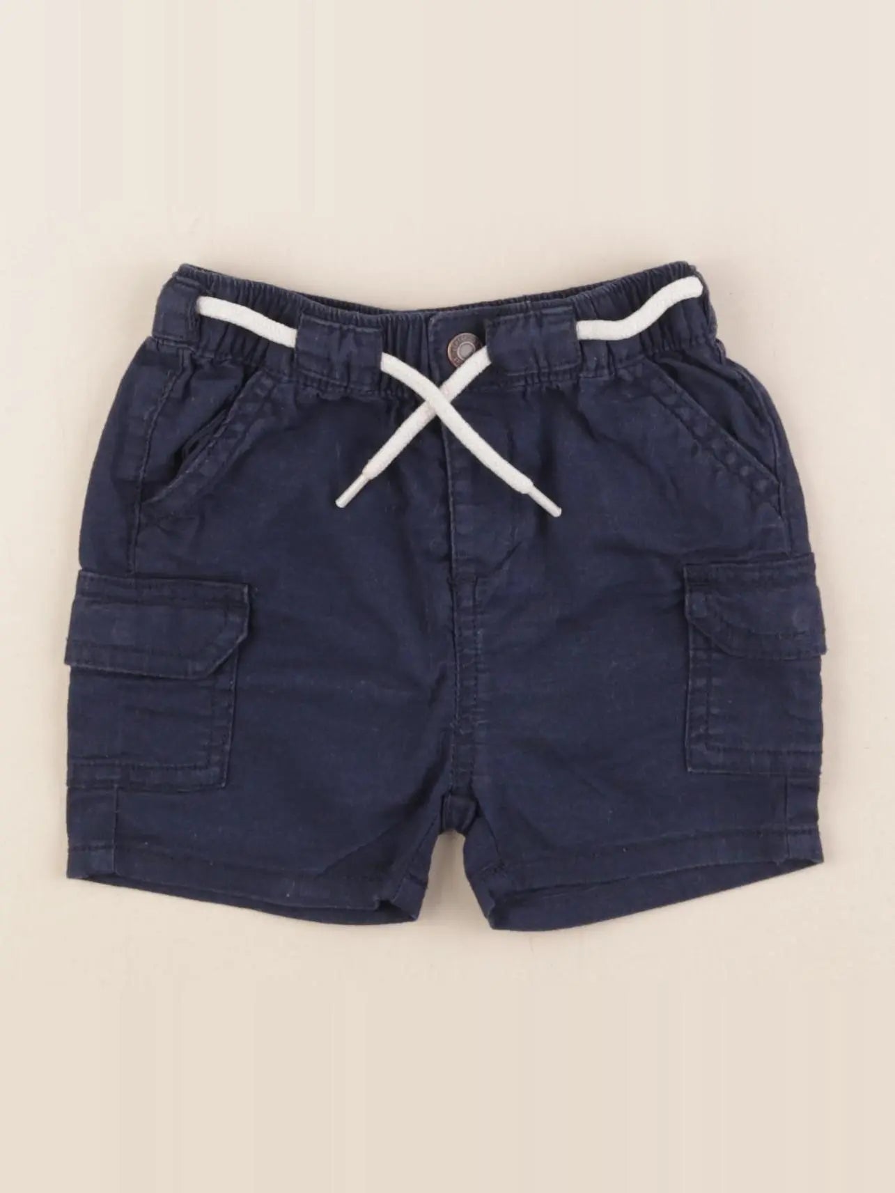Vertbaudet - short bleu - 12 mois