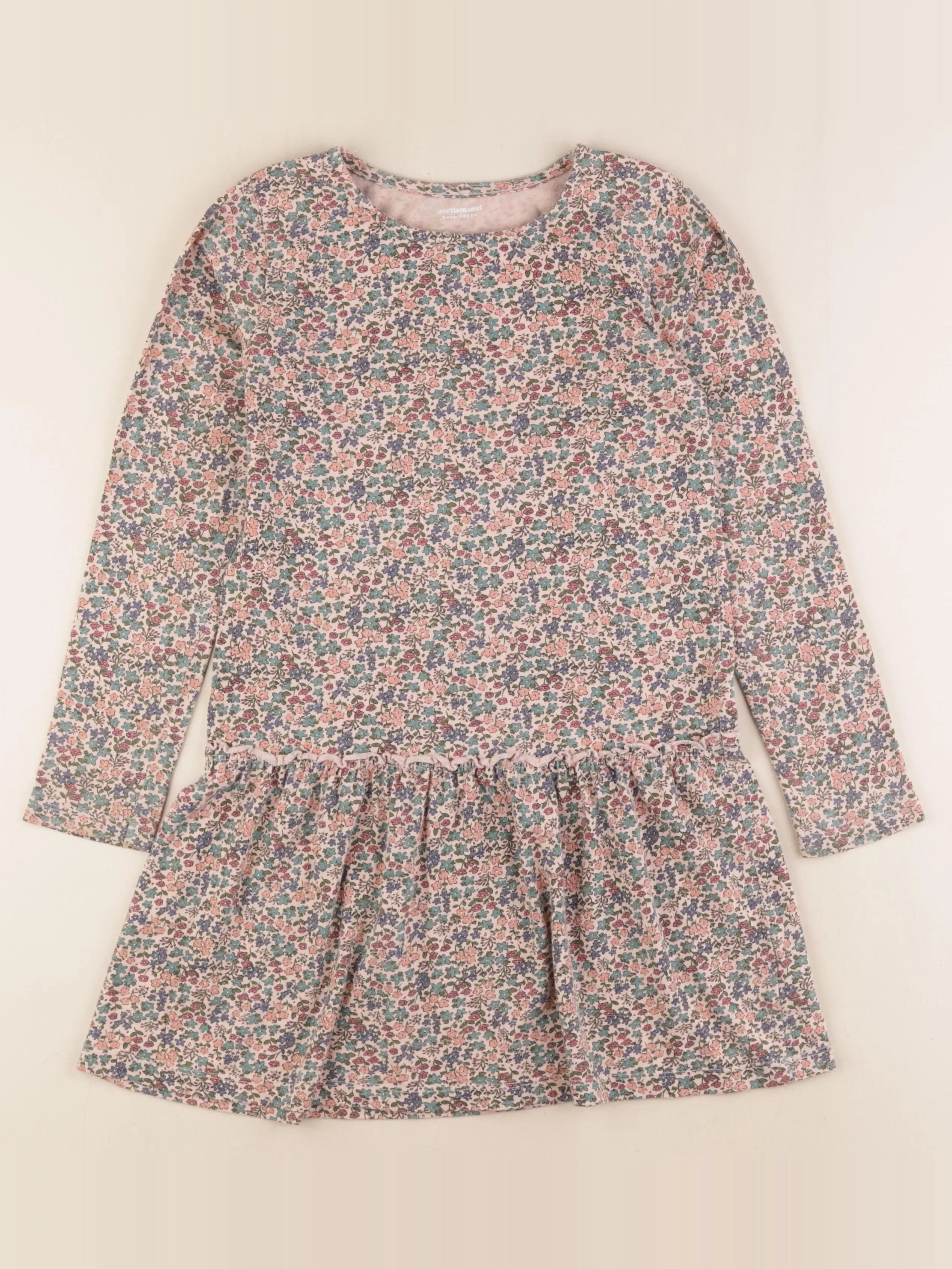 Vertbaudet - robe multicolore - 8 ans