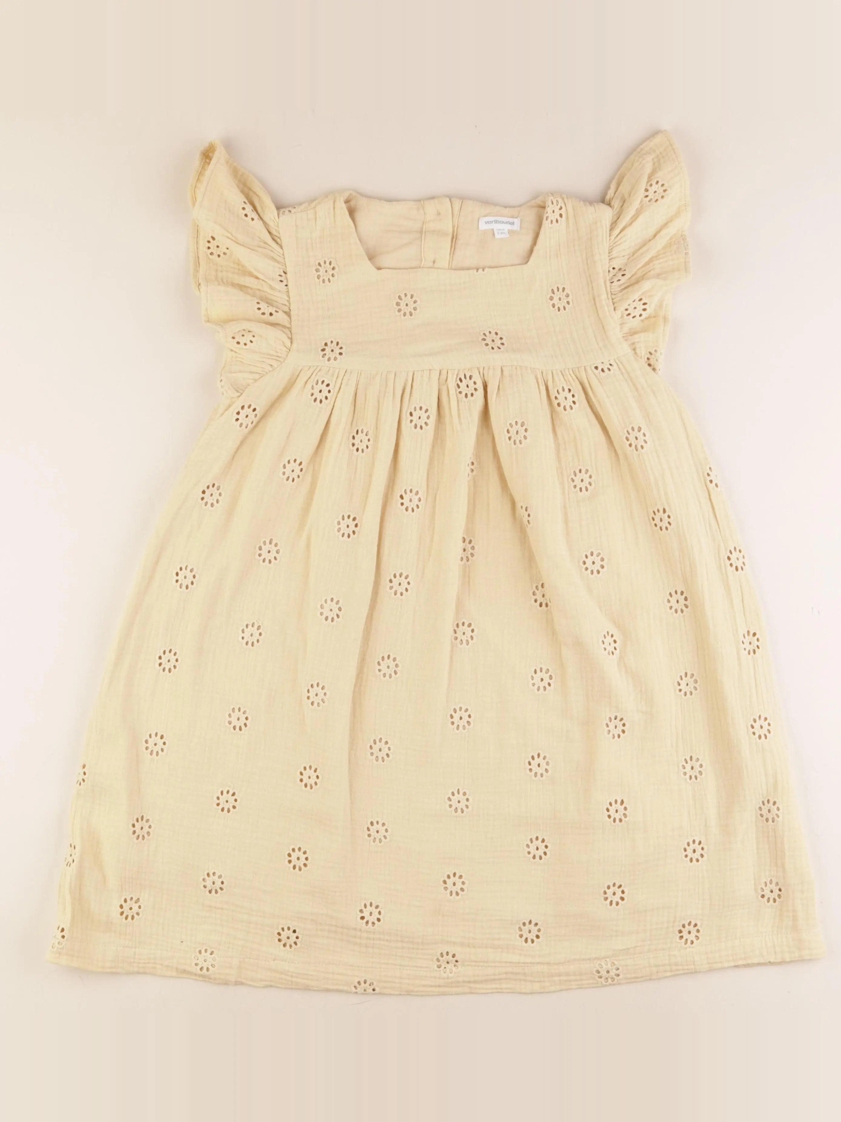 Vertbaudet - robe jaune - 9 ans