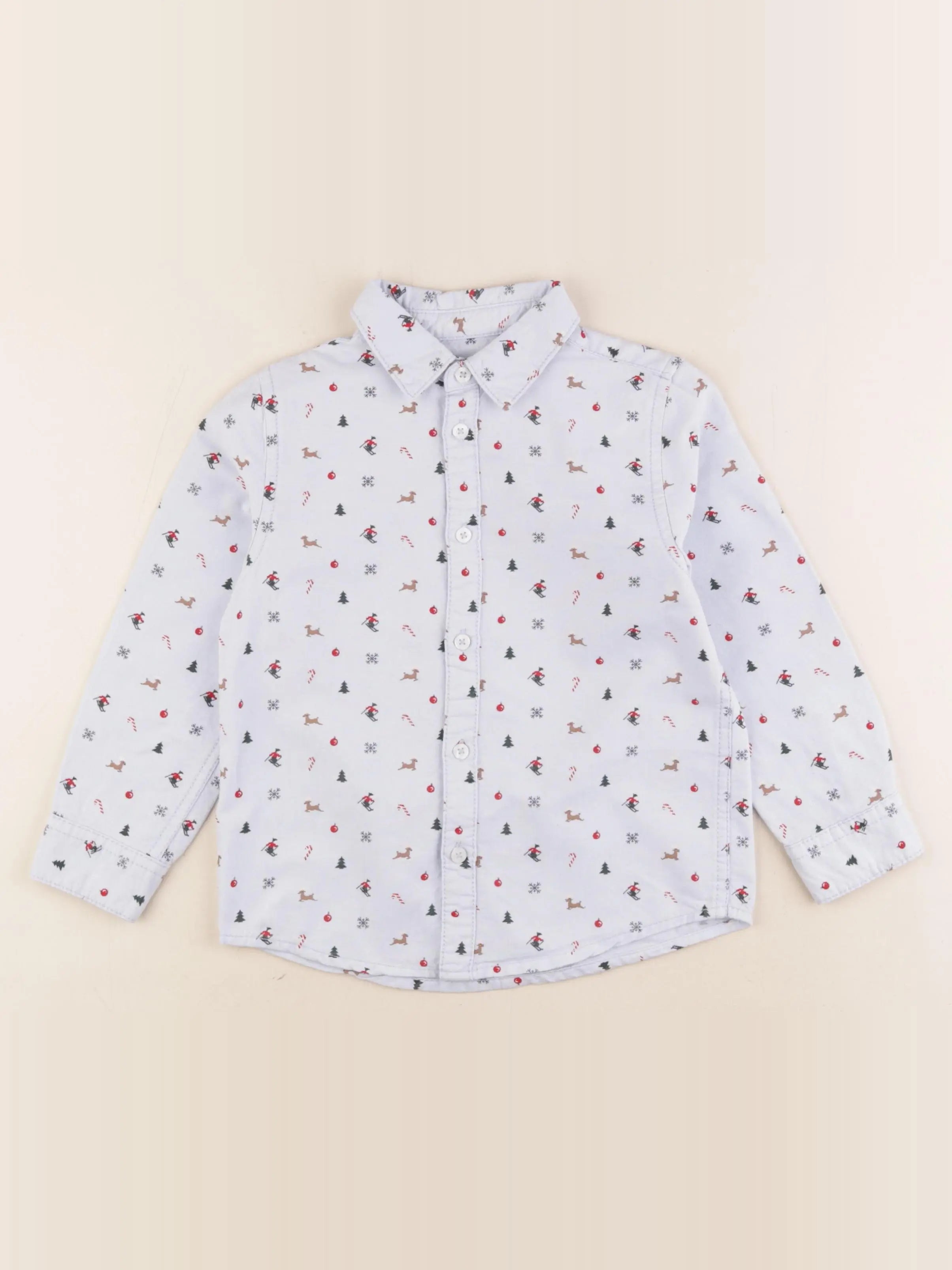 Vertbaudet - chemise bleu - 5 ans