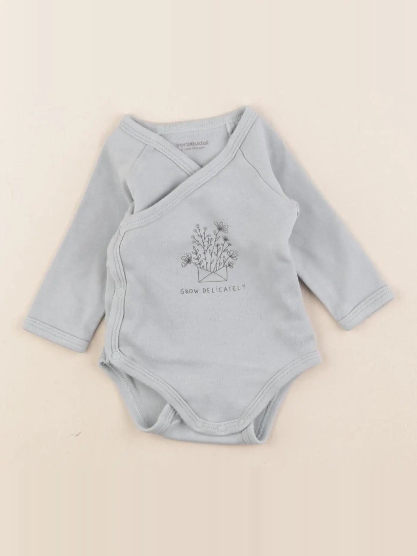Vertbaudet - body bleu - 3 mois