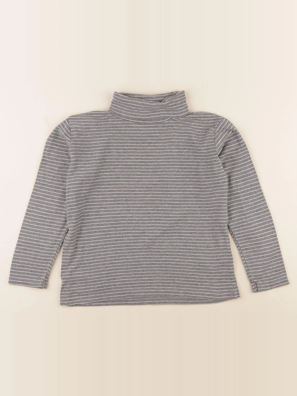 Vertbaudet - sous-pull gris - 10 ans