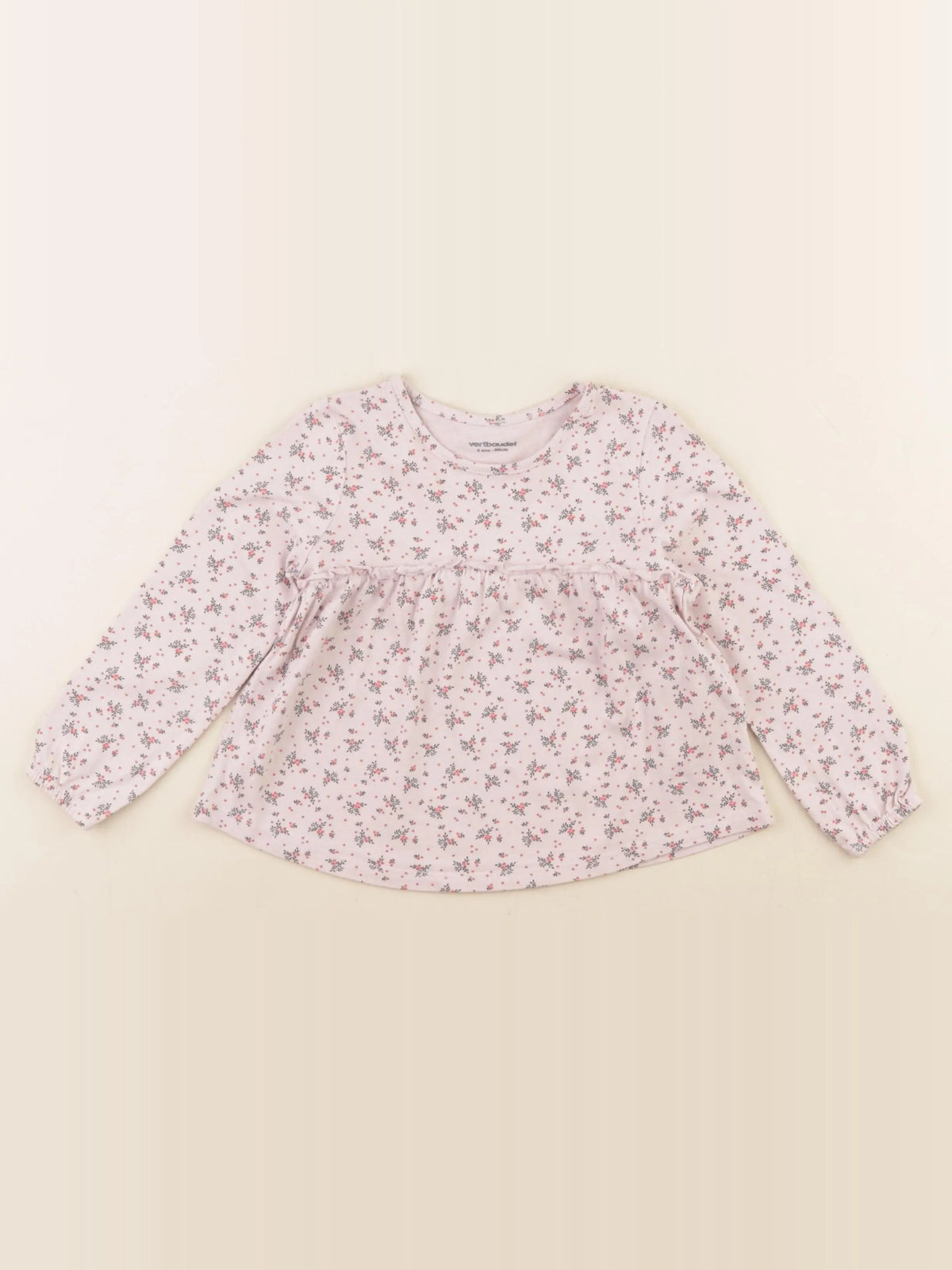 Vertbaudet - tee-shirt violet - 2 ans