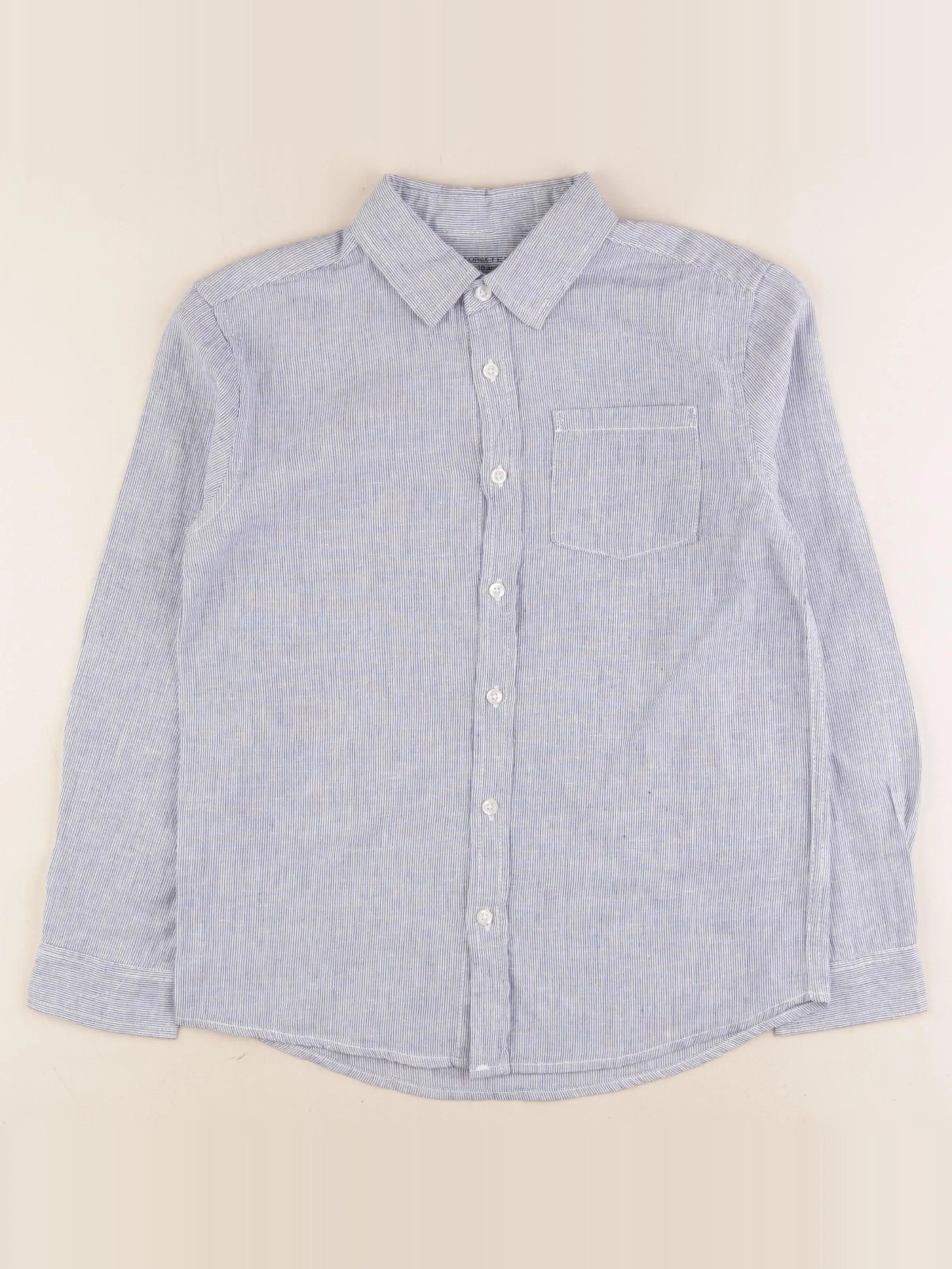 Monoprix - chemise bleu - 10 ans