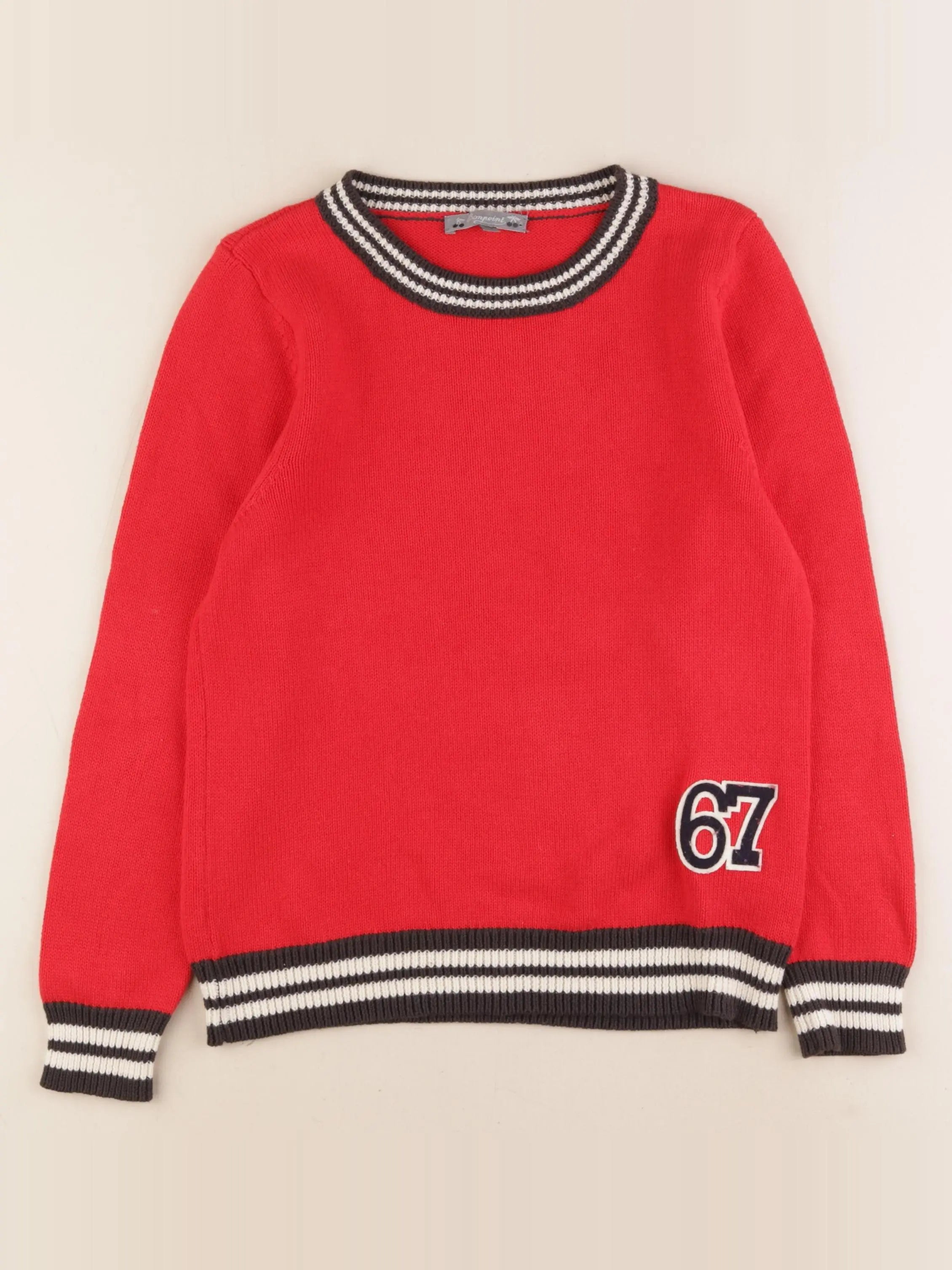 Bonpoint - pull rouge - 10 ans