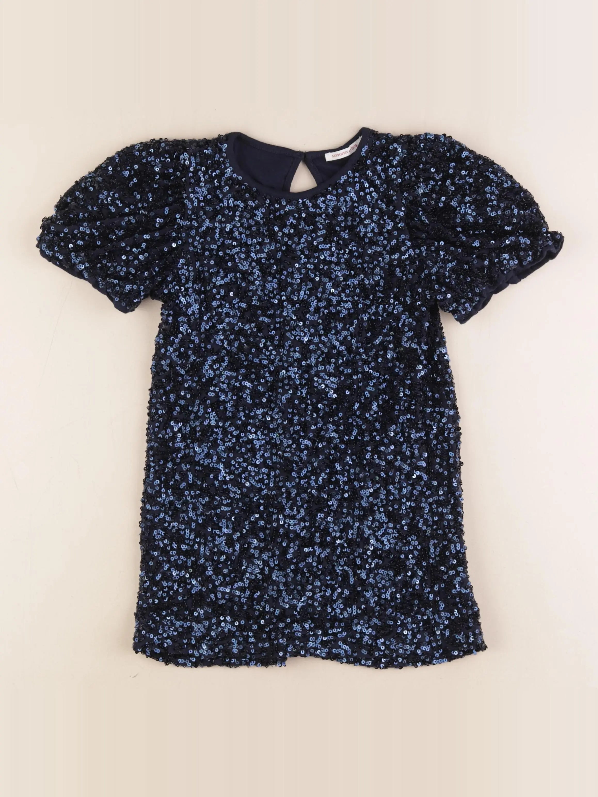 Monoprix - robe bleu - 4 ans