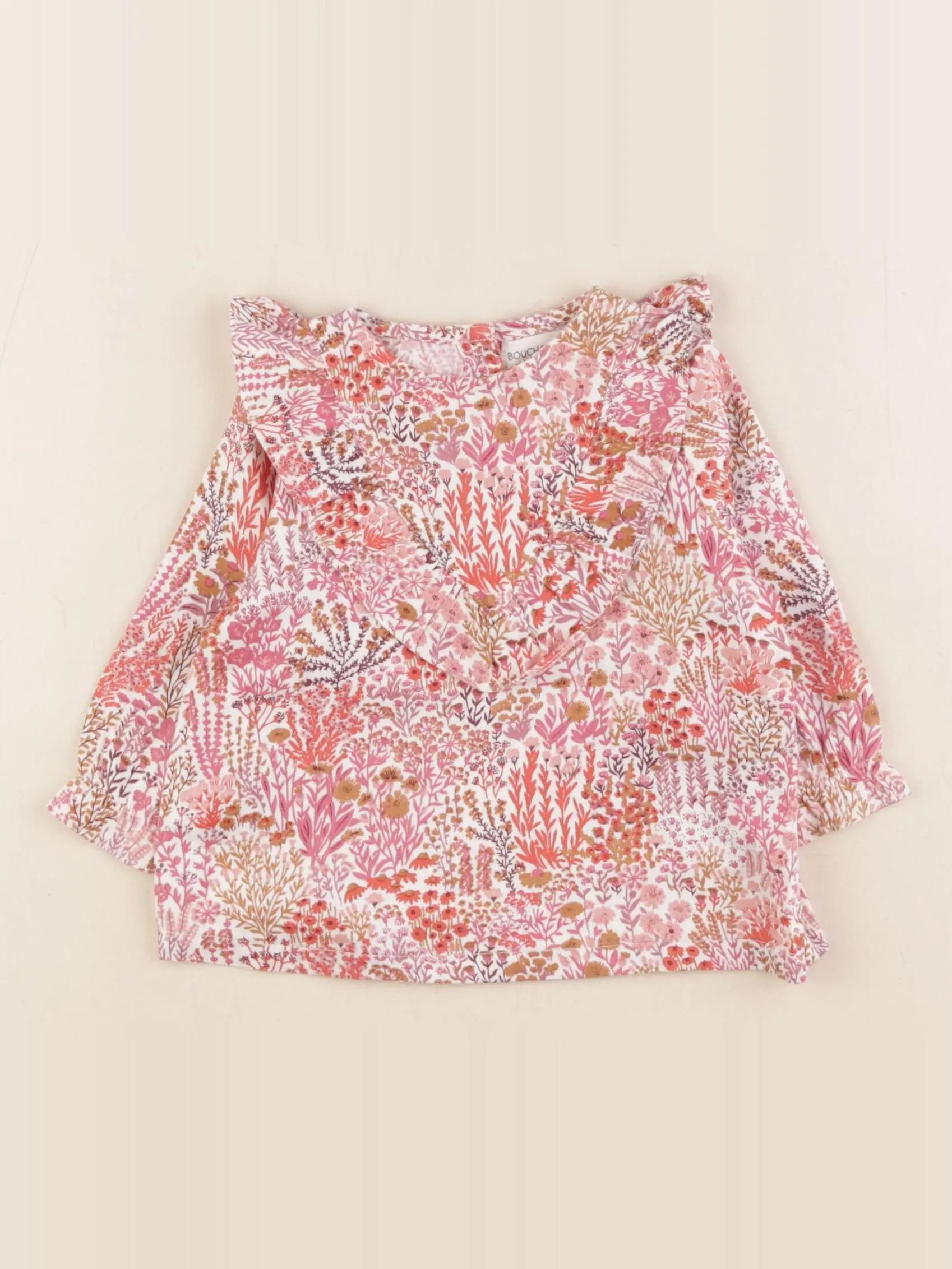 Bouchara - blouse multicolore - 6 mois