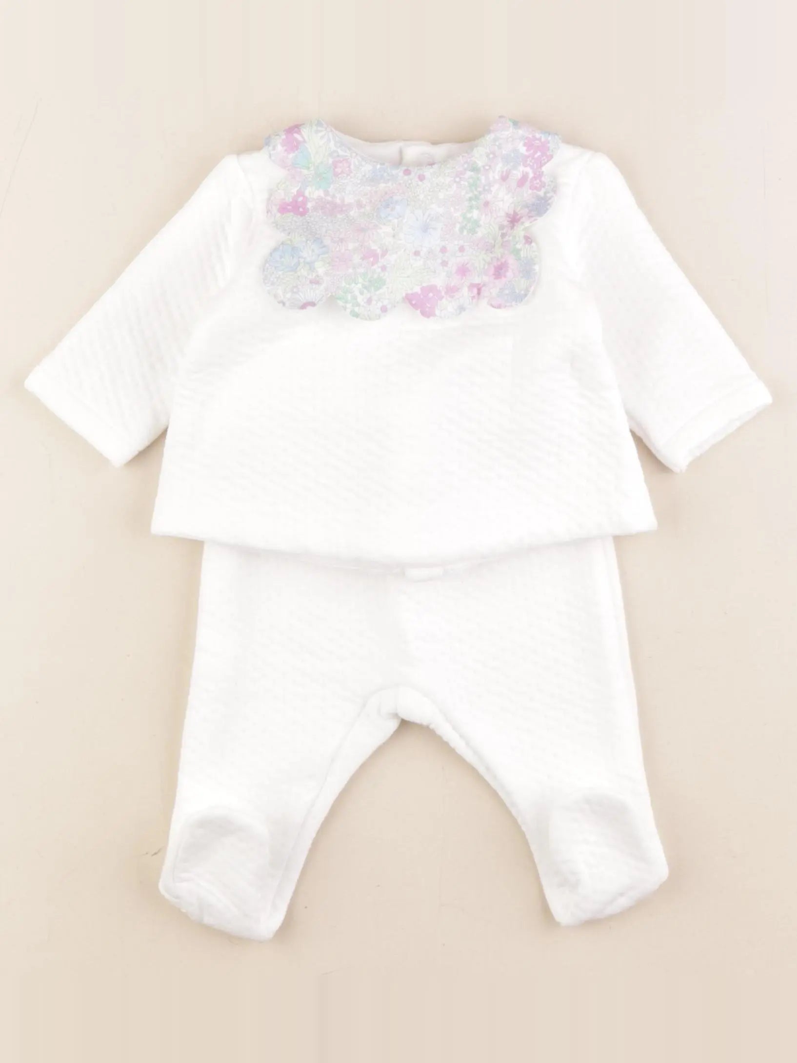 Jacadi - ensemble blanc - 3 mois