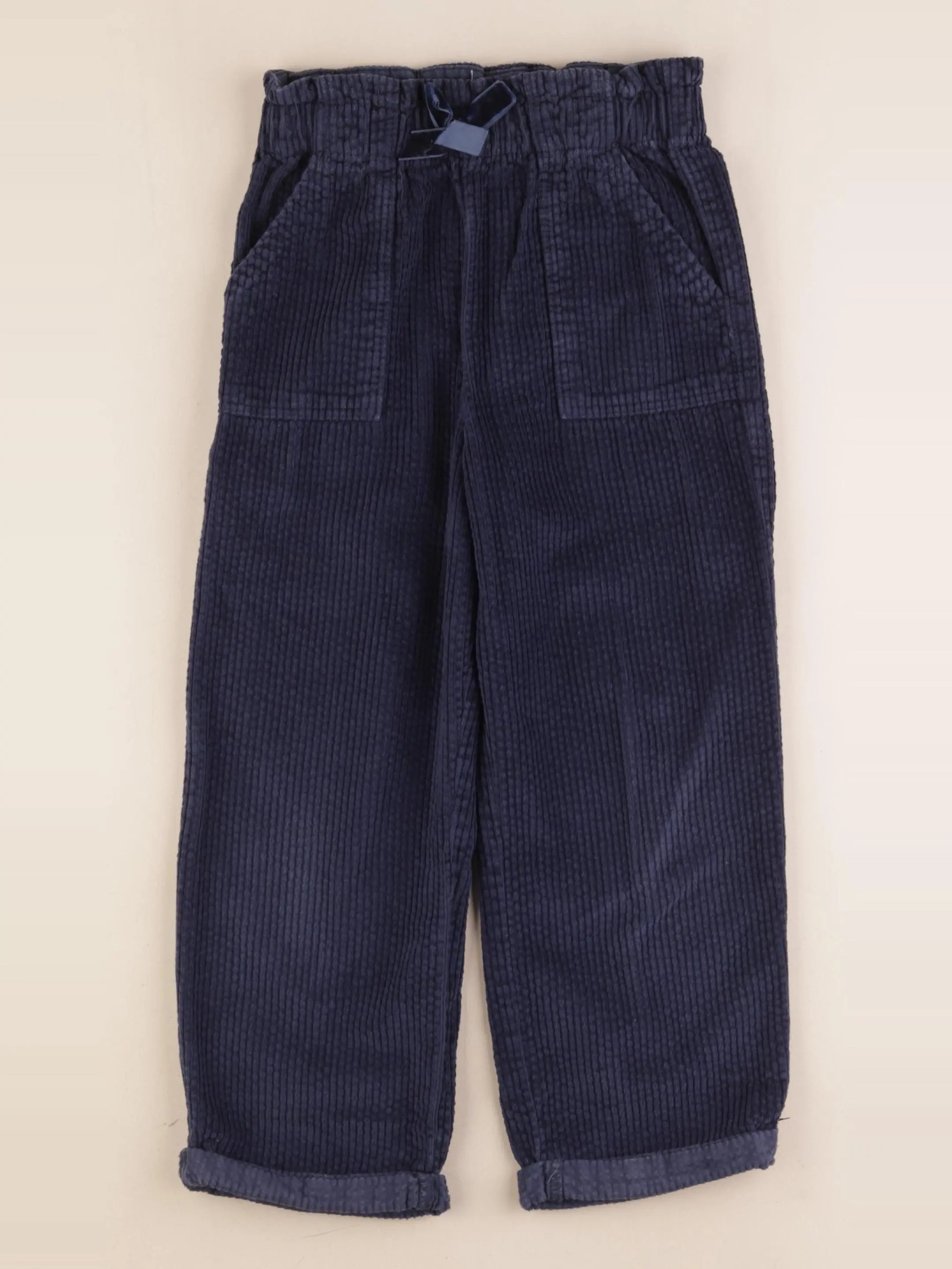 Vertbaudet - pantalon bleu - 7 ans