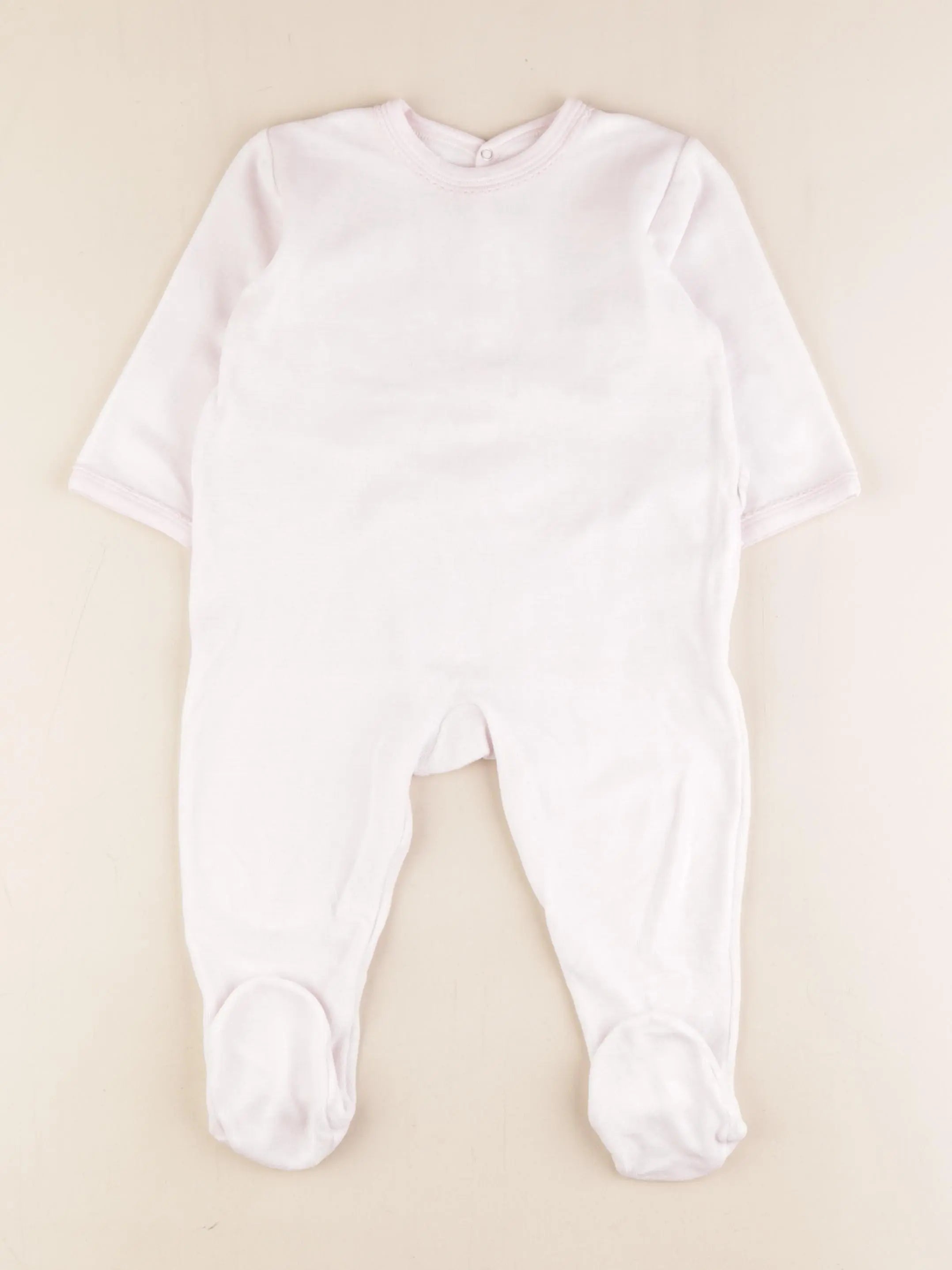 Petit Bateau - pyjama velours rose - 18 mois
