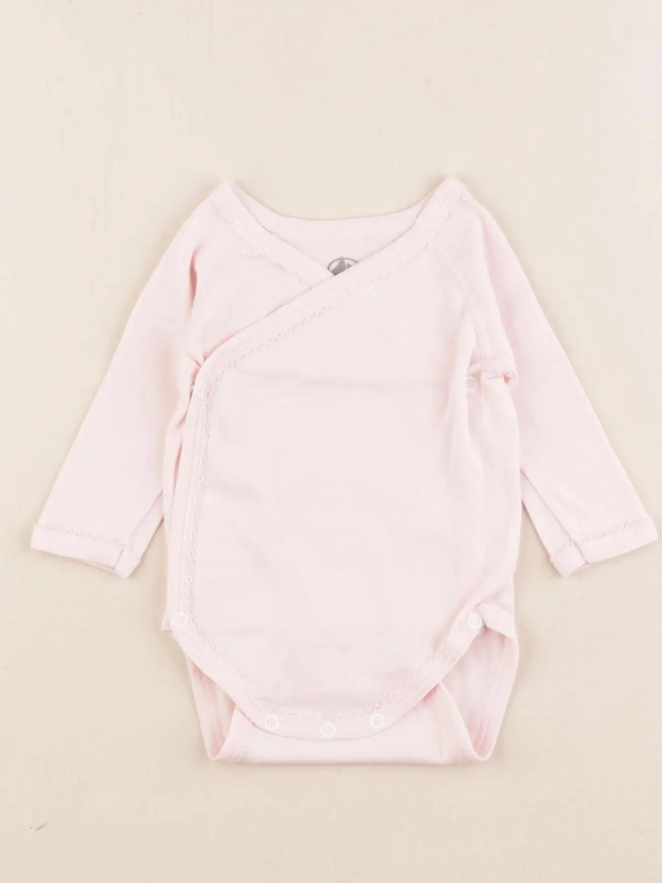 Petit Bateau - body rose - 1 mois