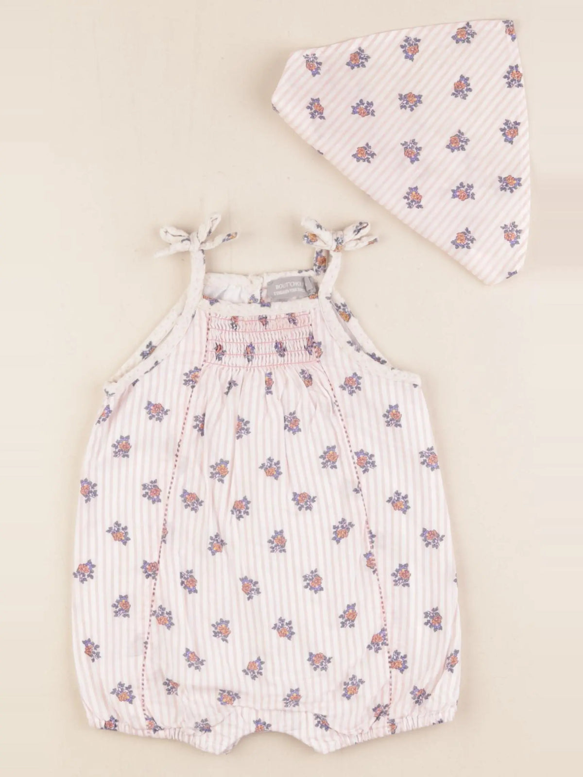 Boutchou - combinaison rose - 6 mois