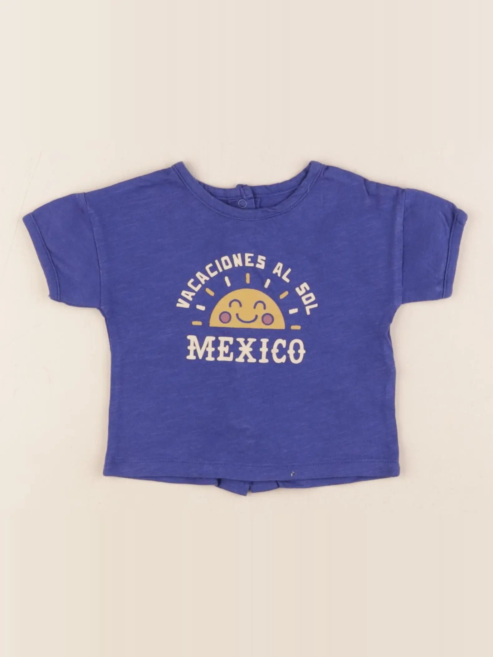 Vertbaudet - tee-shirt bleu - 3 mois