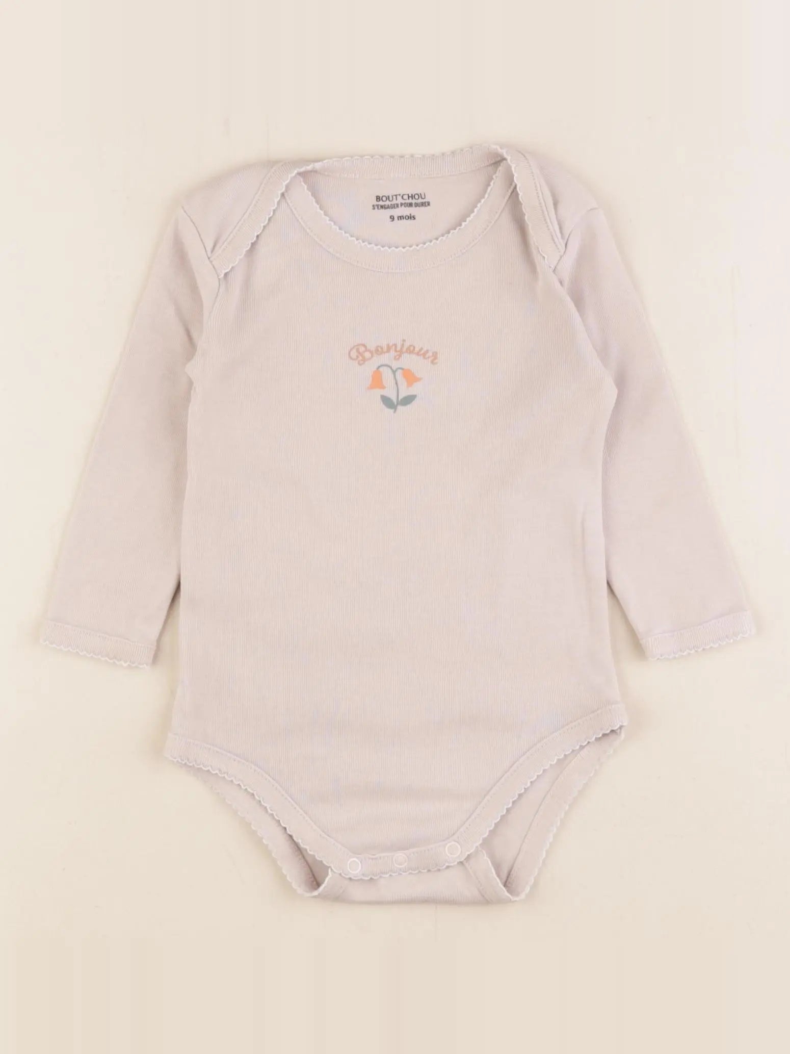 Boutchou - body marron - 9 mois