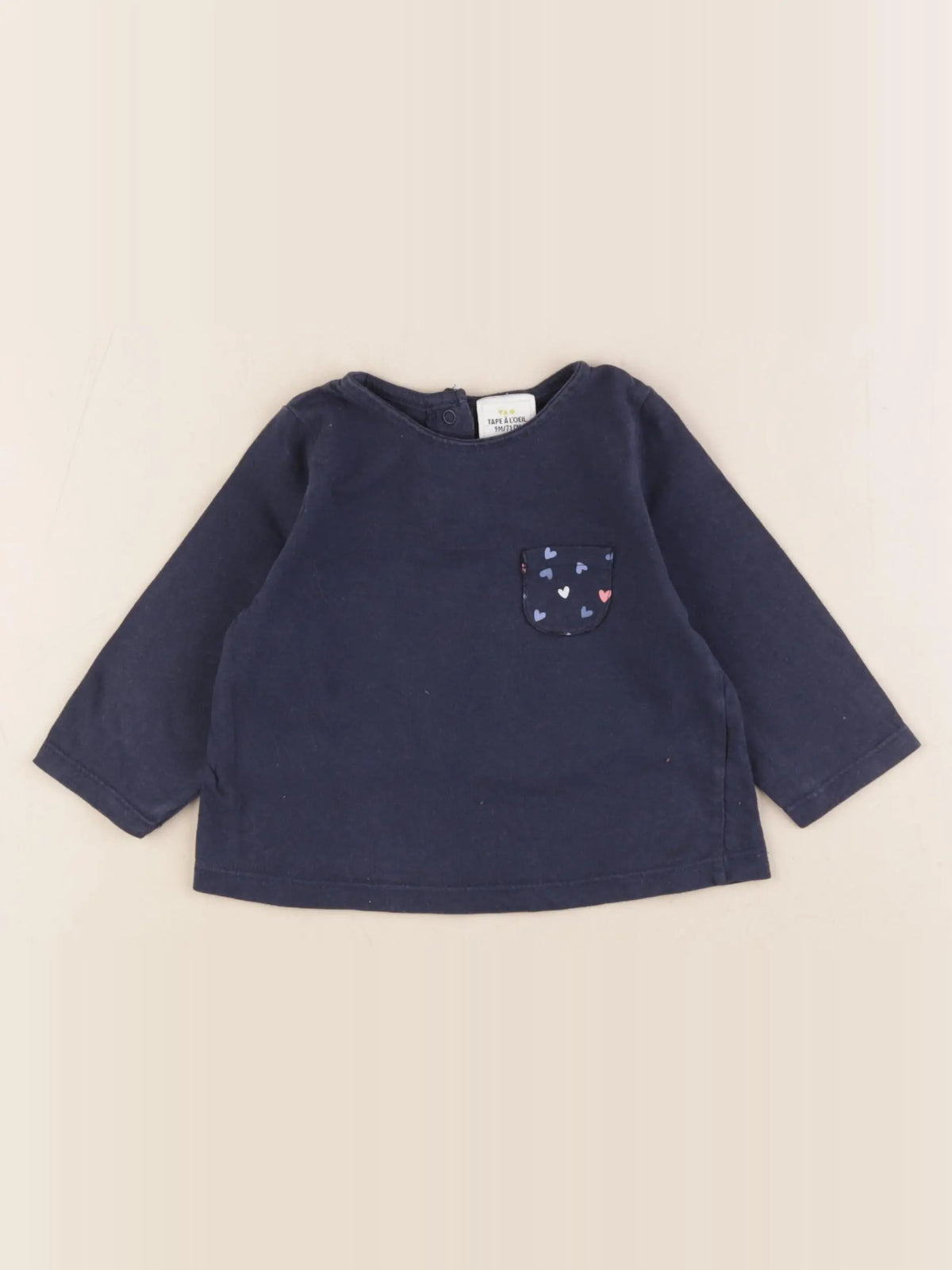 Tape à l'oeil - tee-shirt bleu - 9 mois