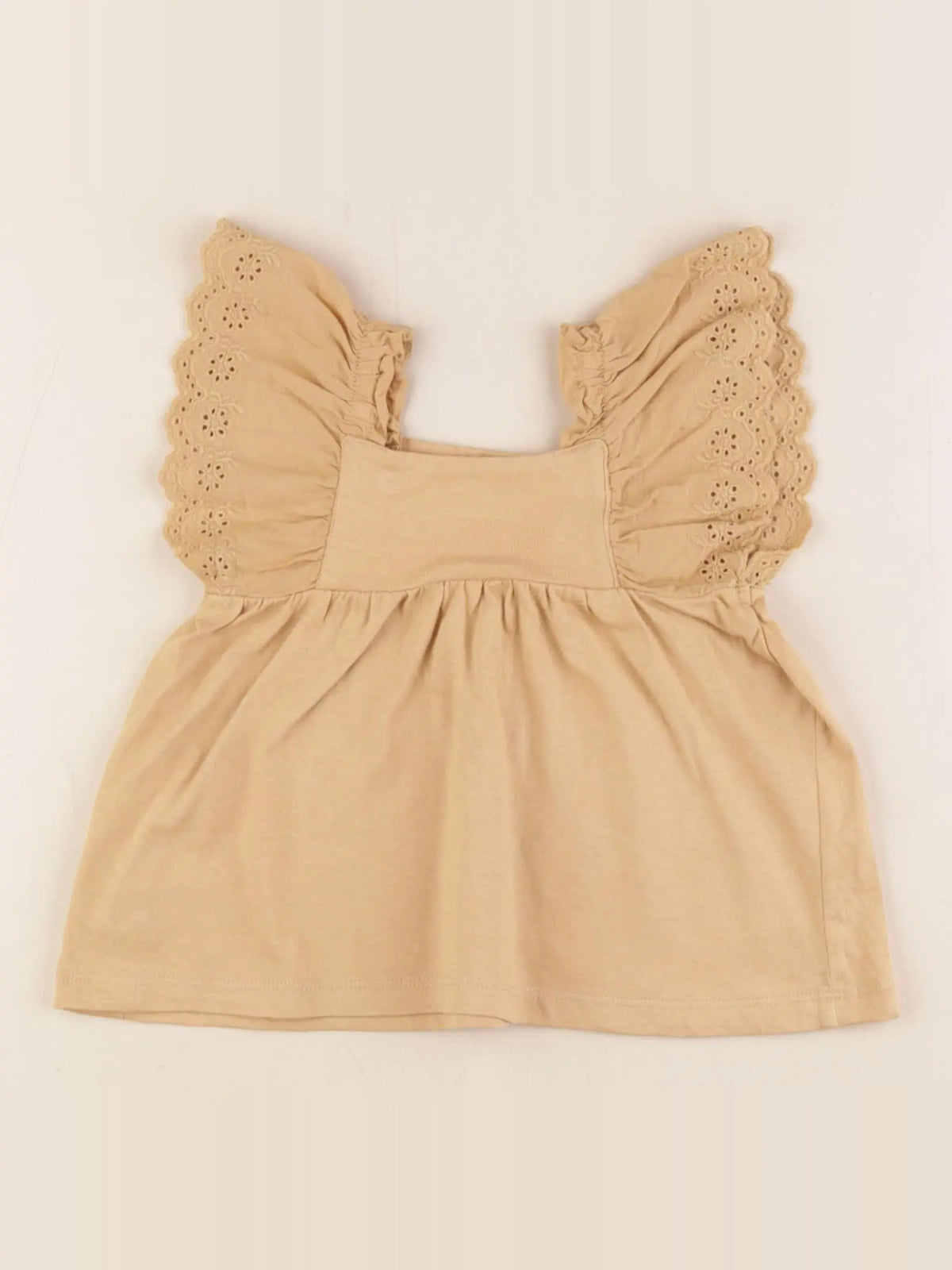 Vertbaudet - tee-shirt marron - 9 mois