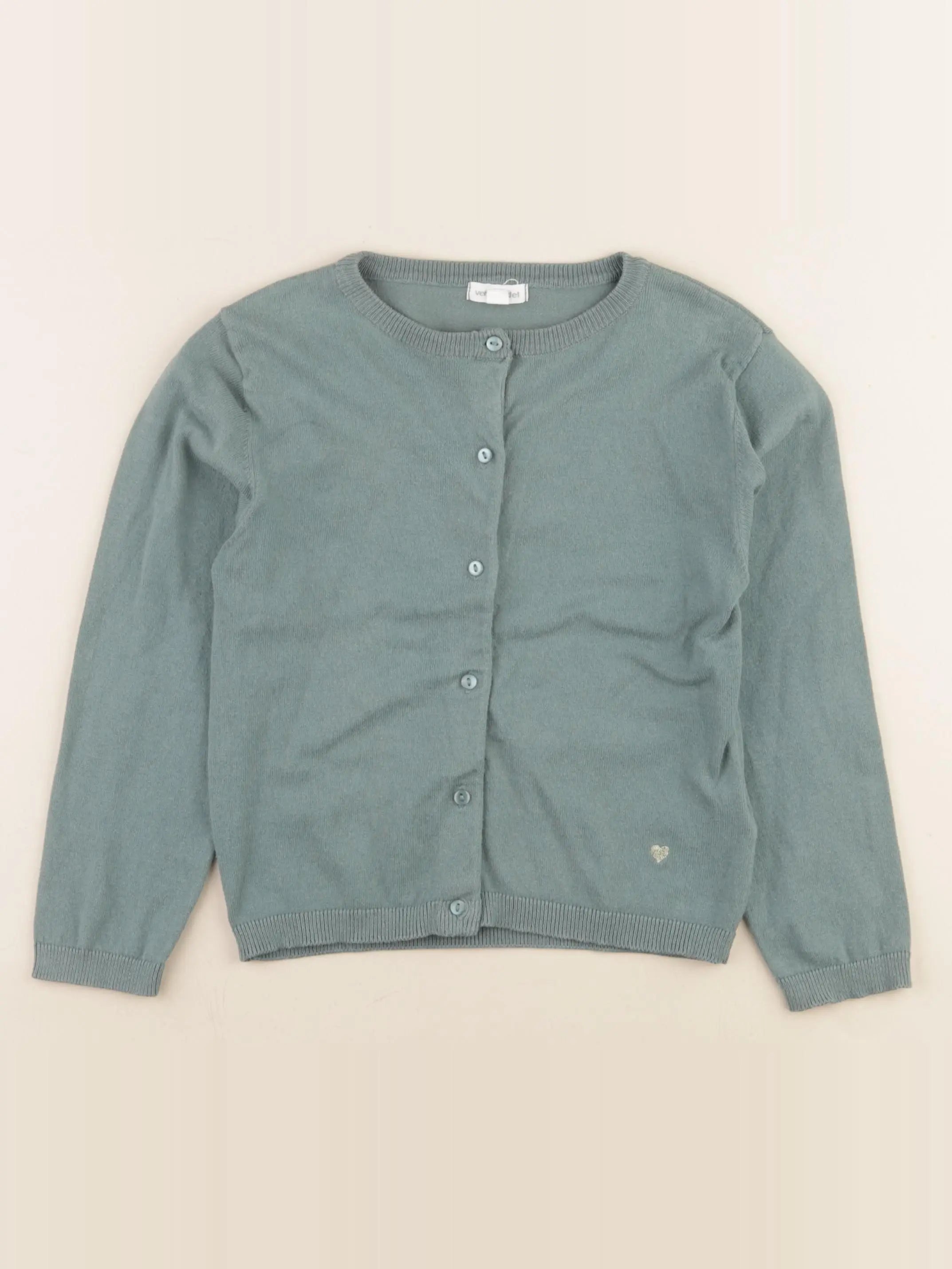 Vertbaudet - gilet vert - 6 ans