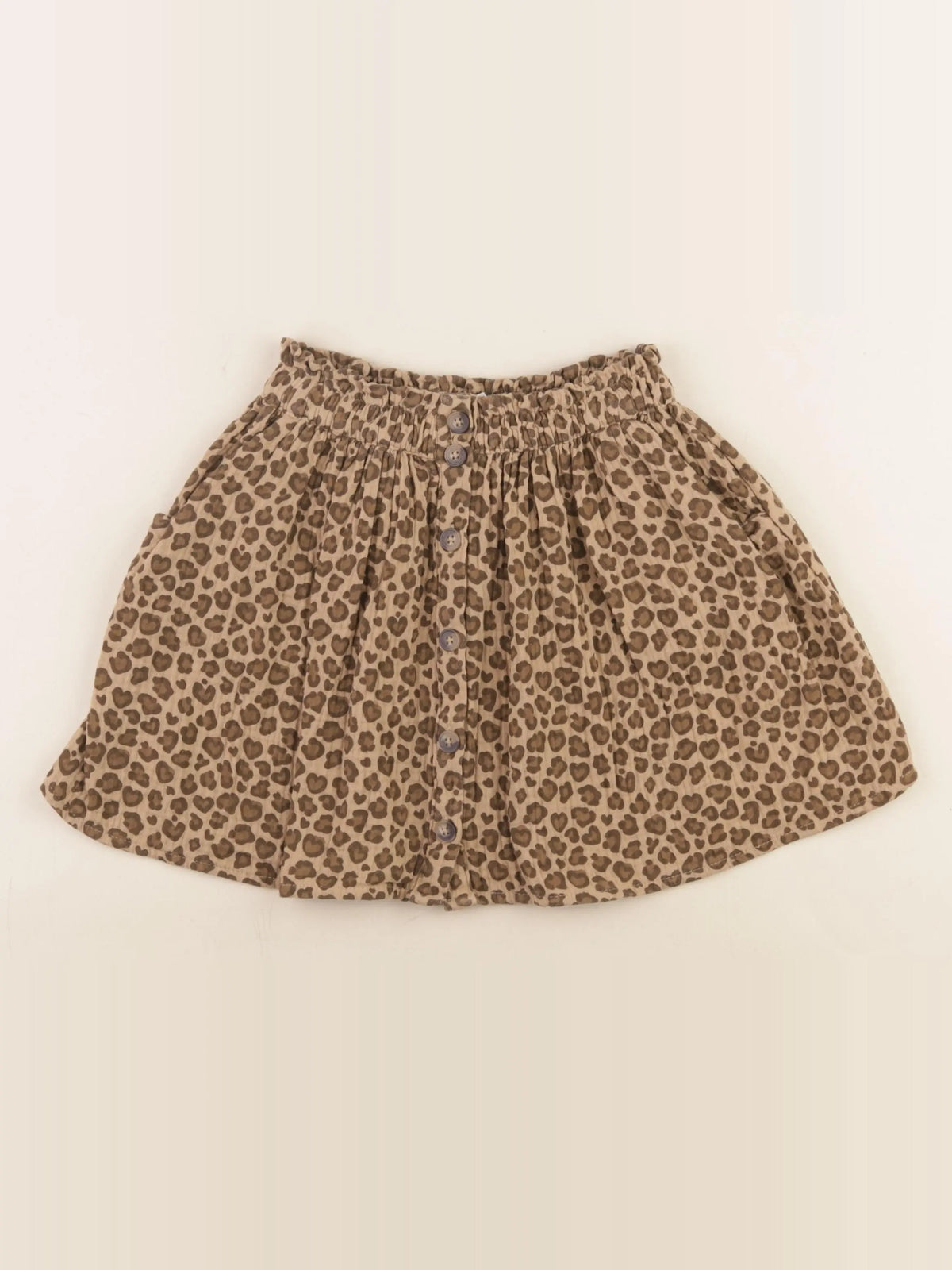 Vertbaudet - jupe marron - 6 ans