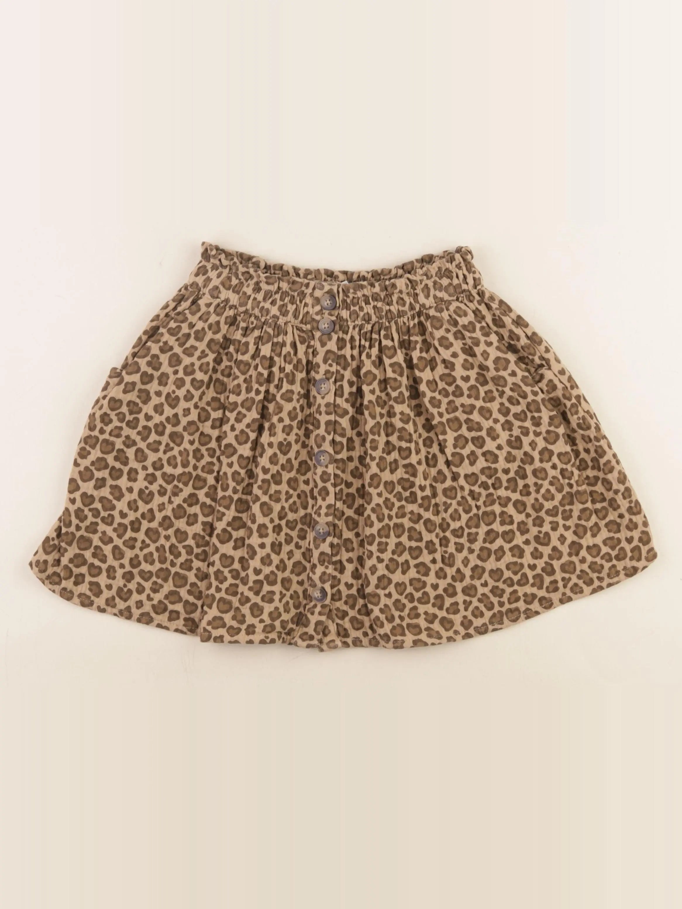Vertbaudet - jupe marron - 6 ans