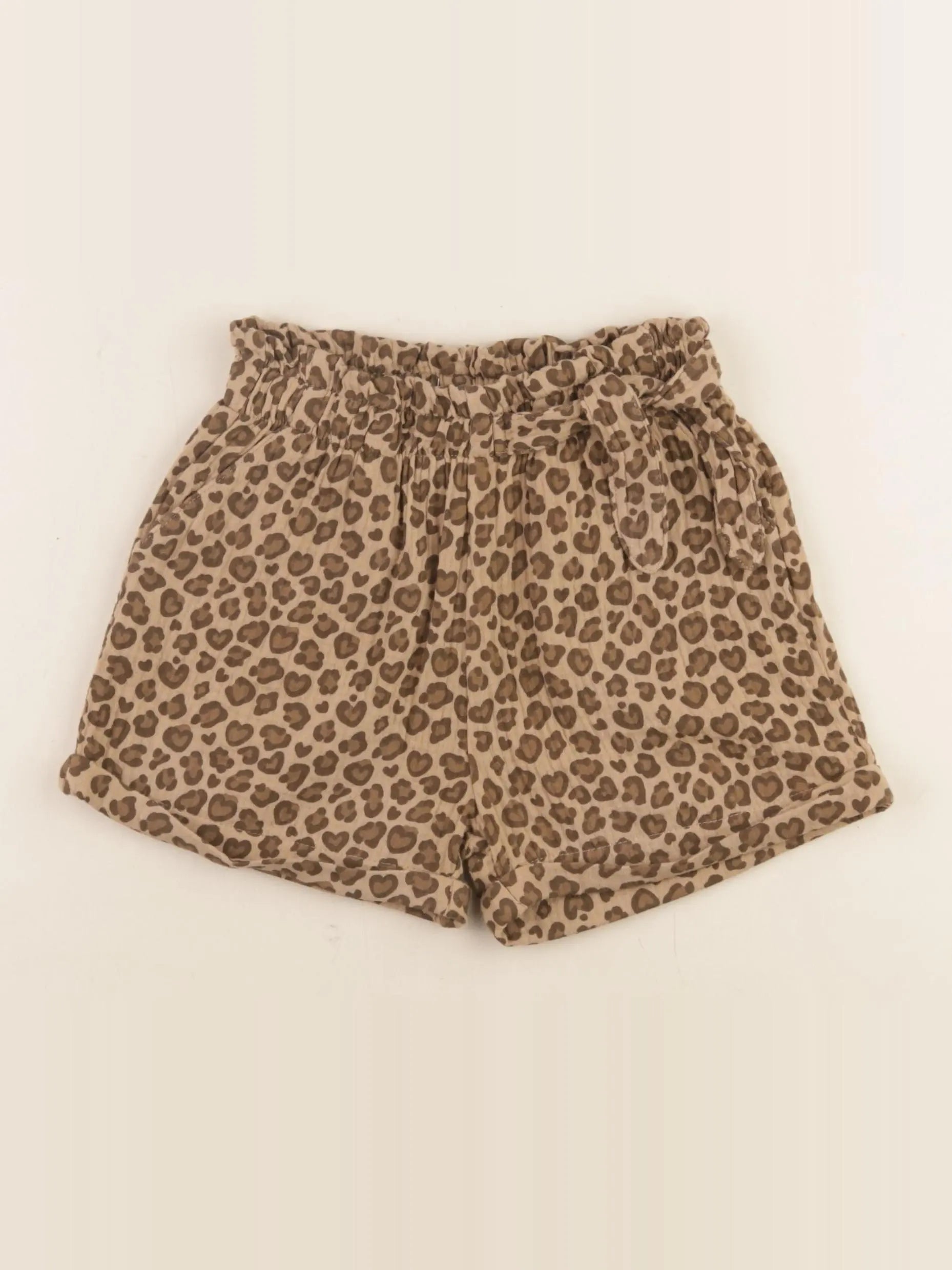 Vertbaudet - short marron - 6 ans