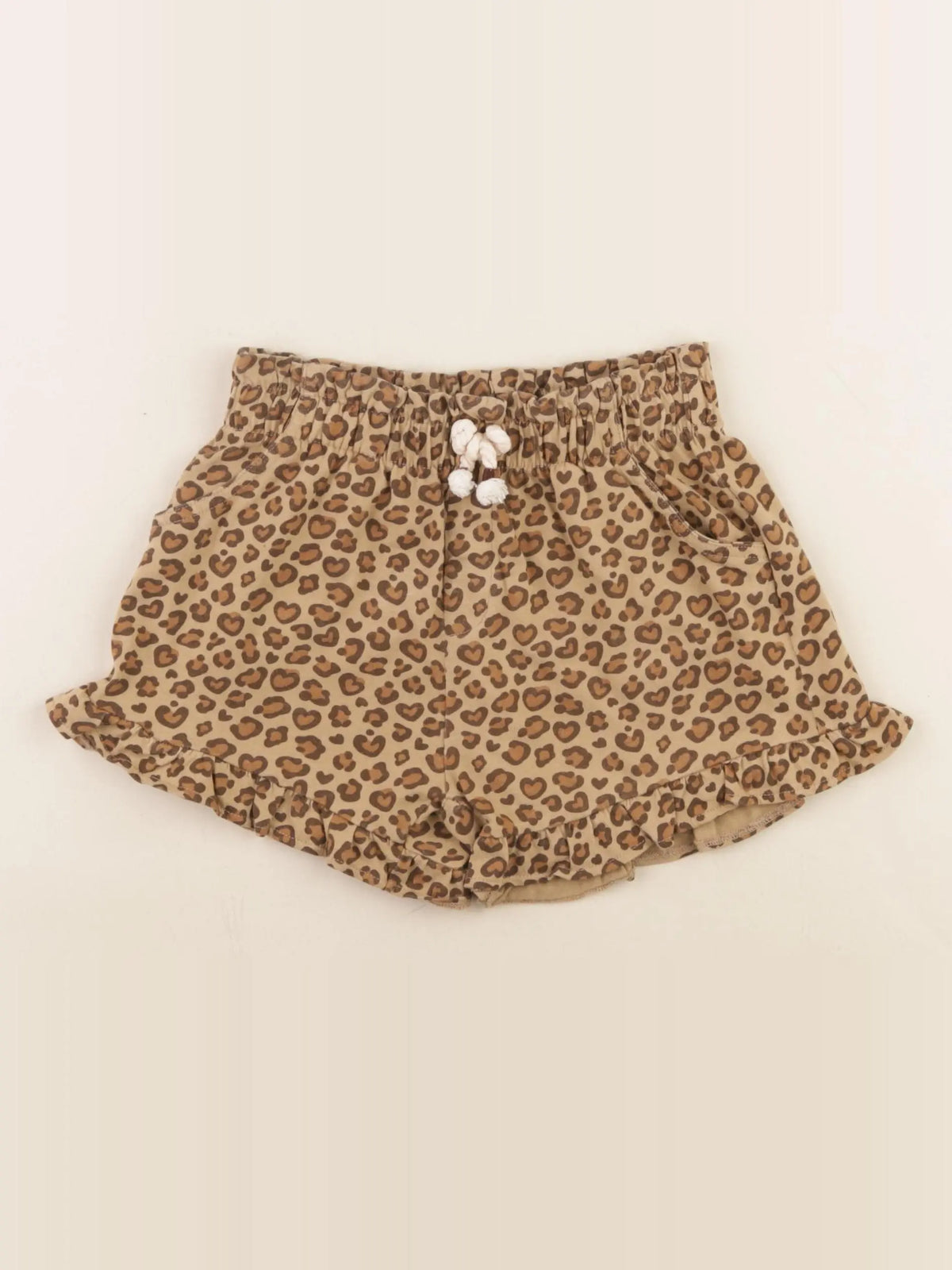 Vertbaudet - short marron - 6 ans