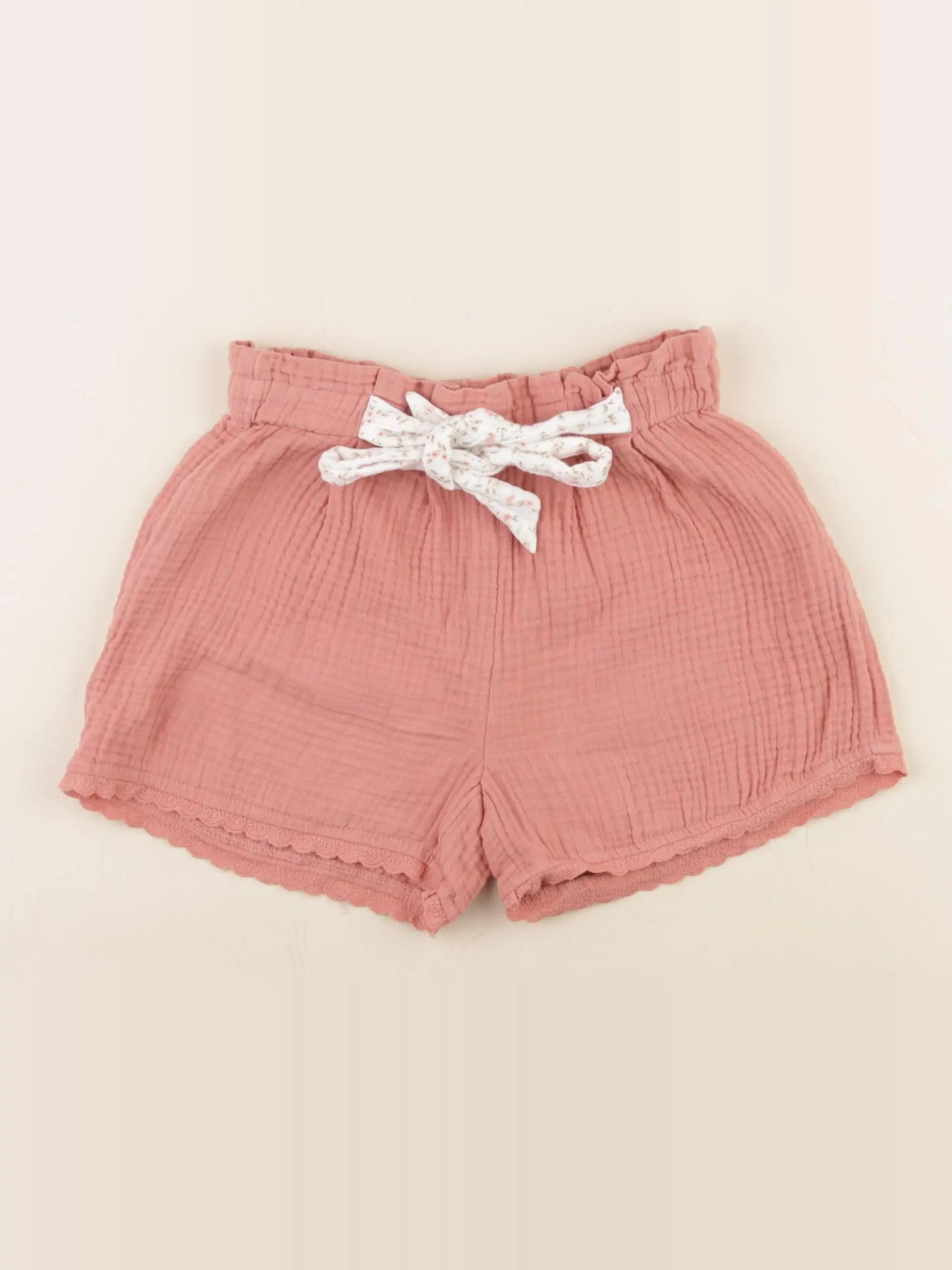 Vertbaudet - short rose - 6 ans