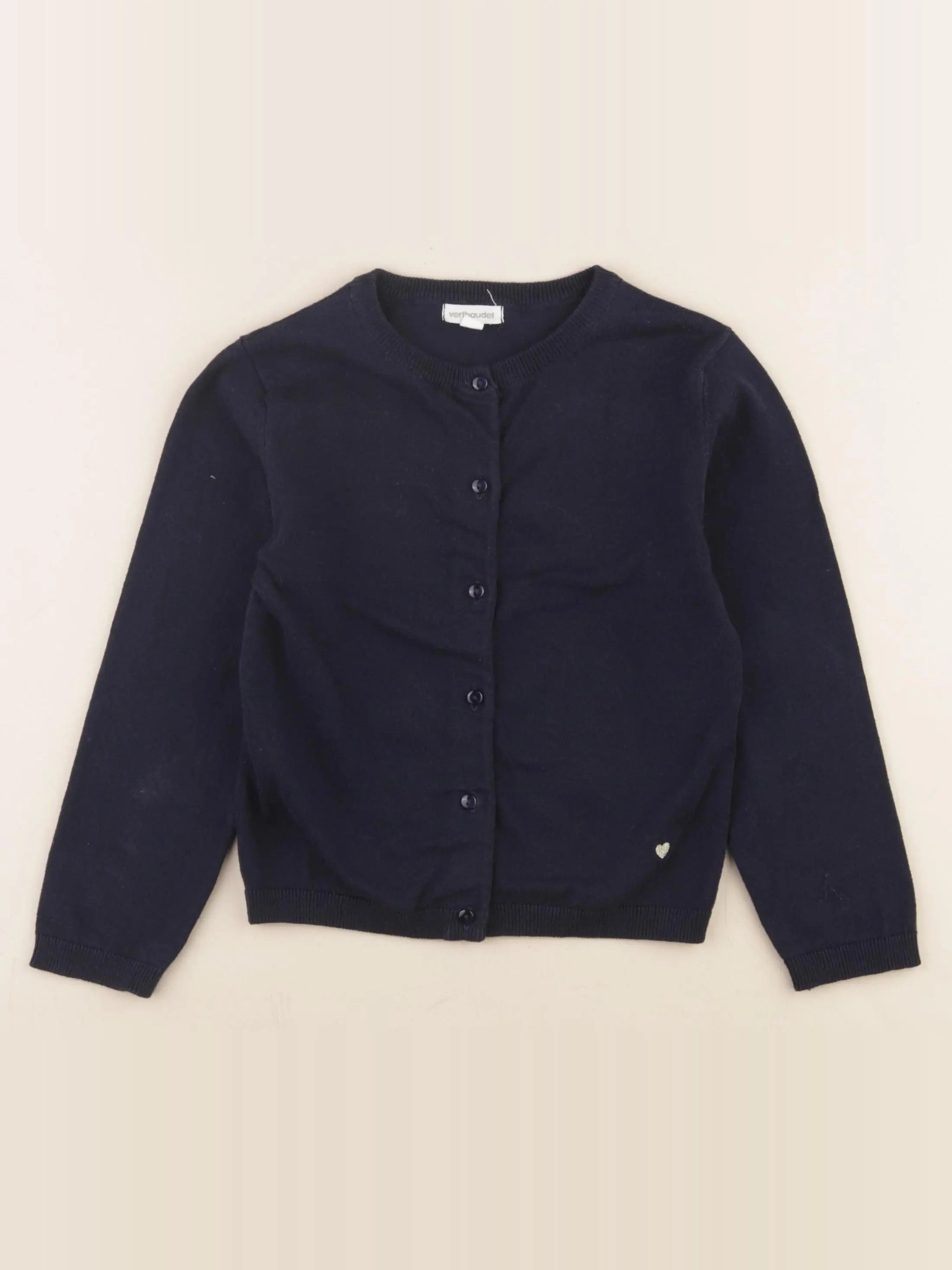 Vertbaudet - gilet bleu - 6 ans