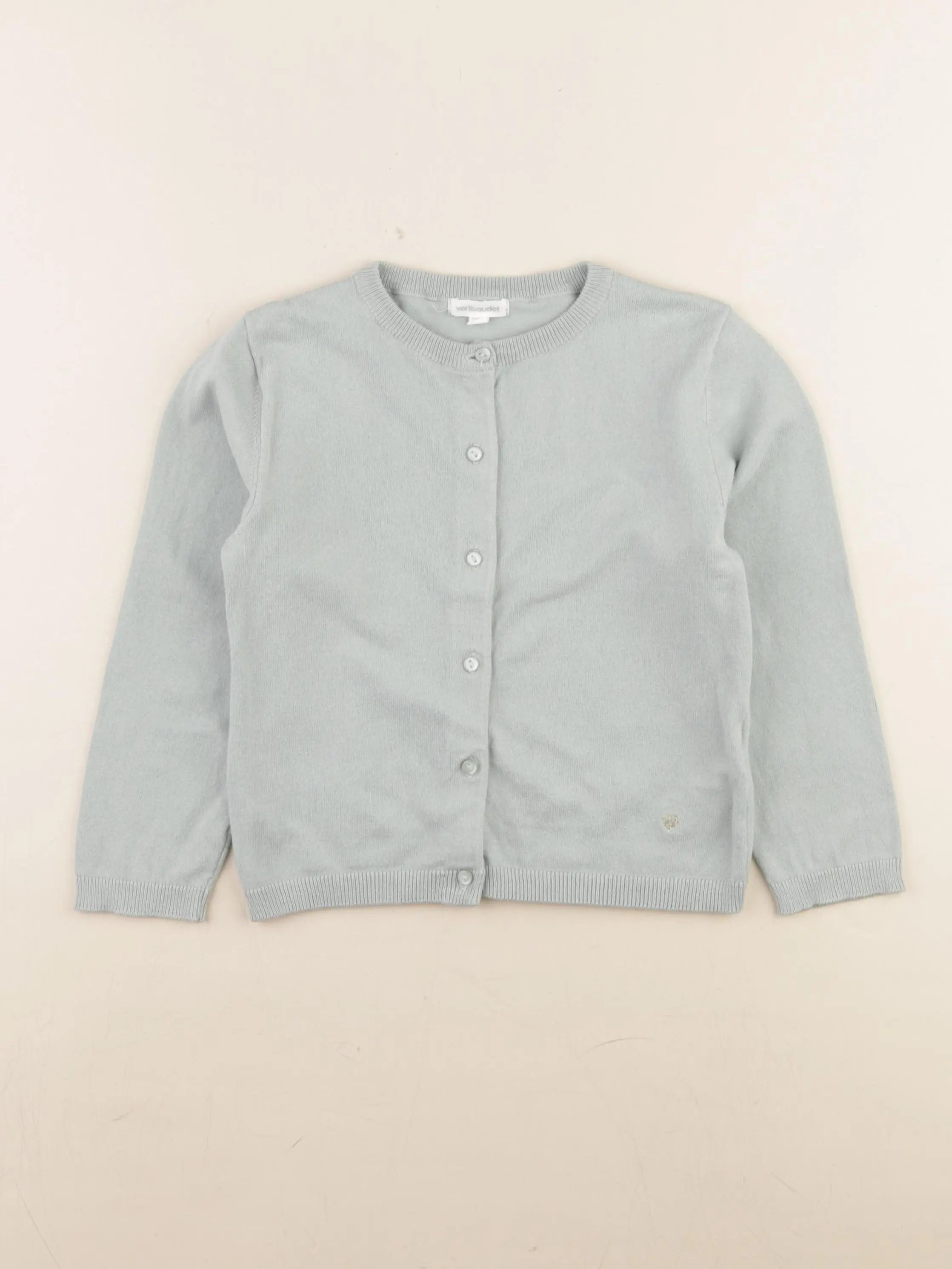Vertbaudet - gilet vert - 6 ans