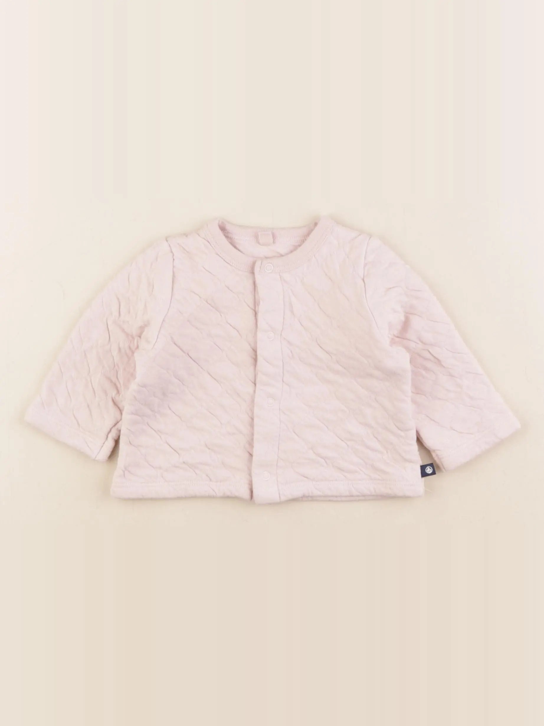 Petit Bateau - sweat rose - 6 mois
